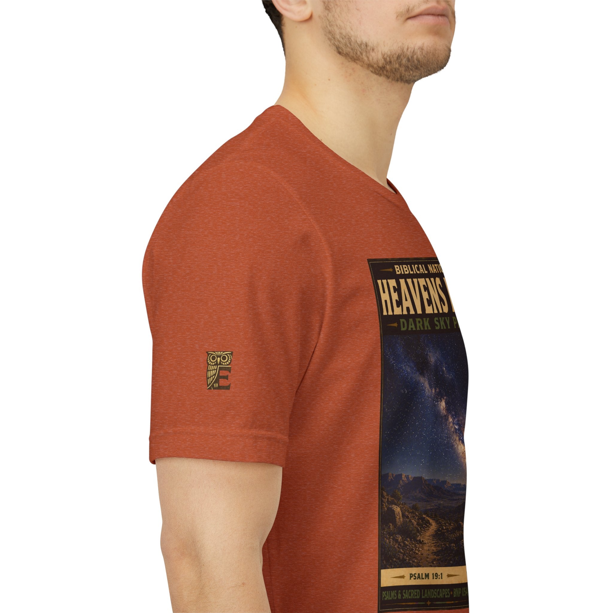Biblical National Parks Collection IX- #054/054 -Psalms & Sacred Landscapes | Psalm 19:1 | Vintage nature poster Tee | Biblical national parks graphic shirt