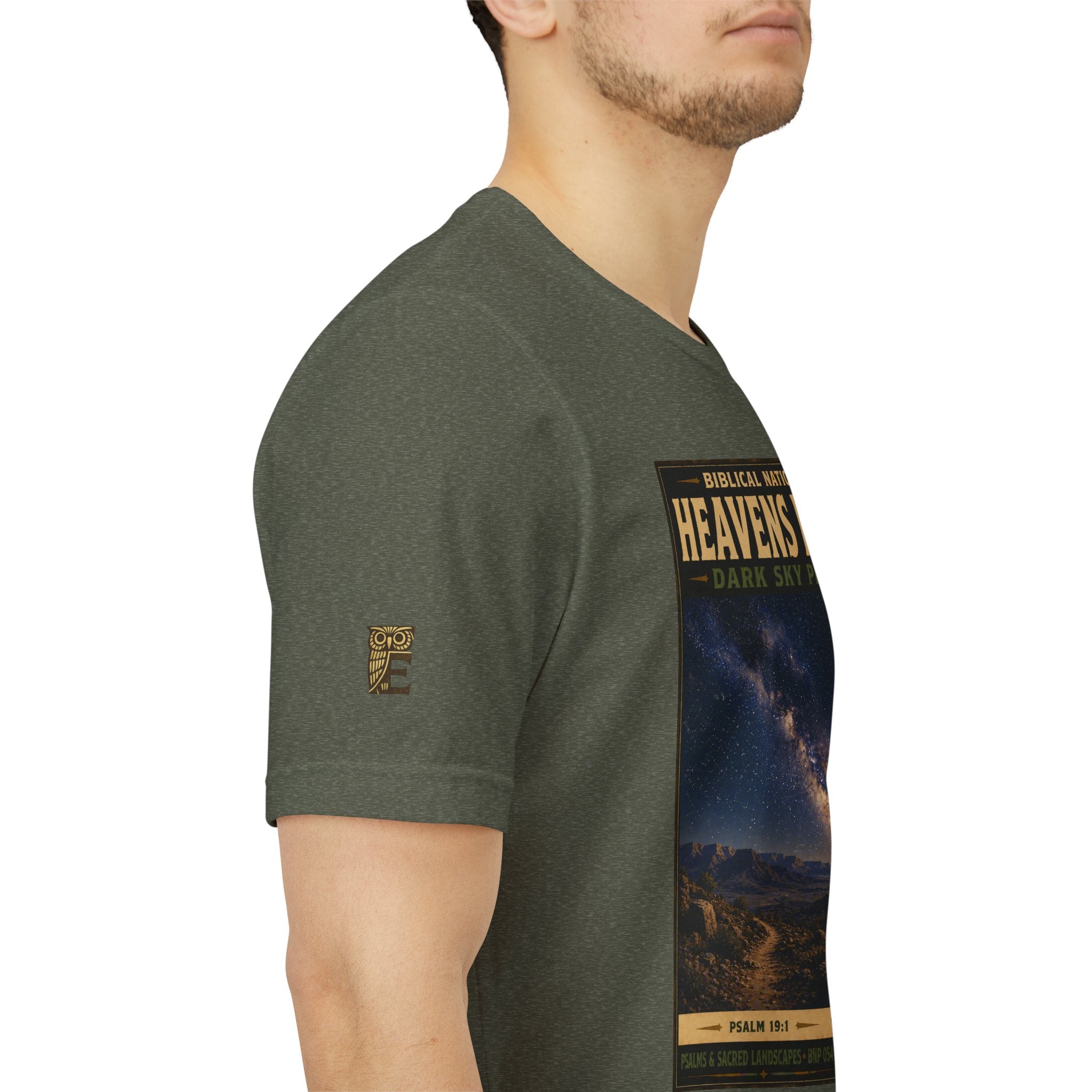 Biblical National Parks Collection IX- #054/054 -Psalms & Sacred Landscapes | Psalm 19:1 | Vintage nature poster Tee | Biblical national parks graphic shirt