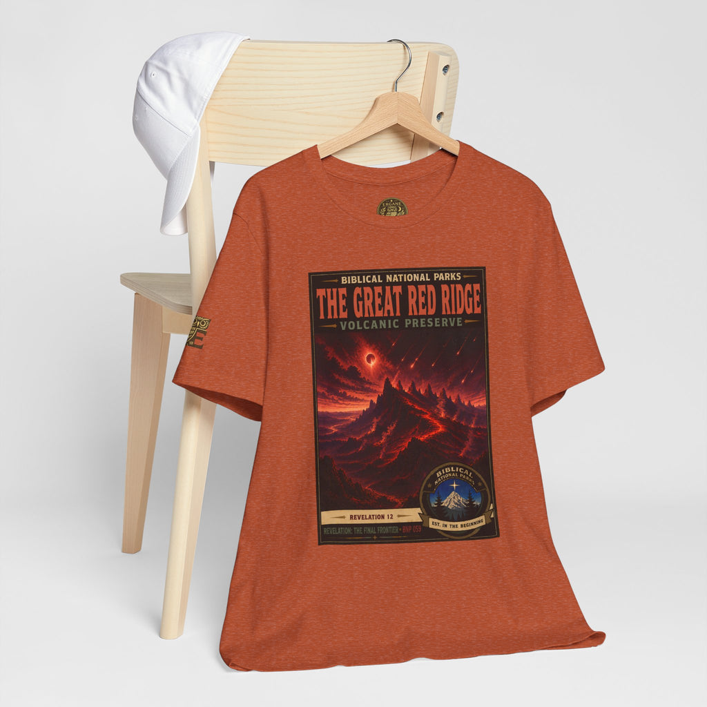 Biblical National Parks Collection X- #059/061 - Revelation: The Final Frontier | Revelation 12 | Vintage nature poster Tee | Biblical national parks graphic shirt