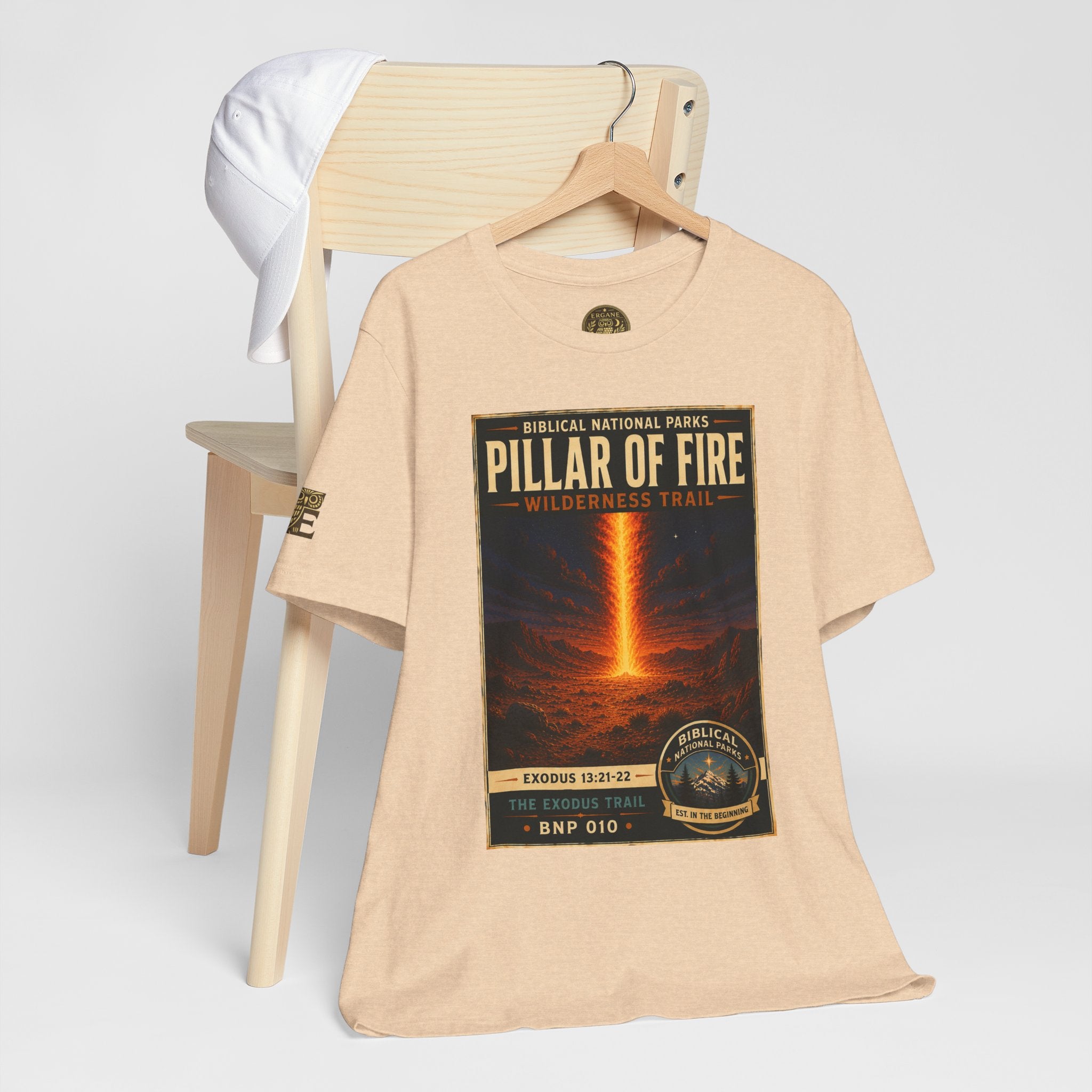 Biblical National Parks Collection II- The Exodus Trail #010/013 Exodus 13: 21-22 | Vintage nature poster Tee | Biblical national parks graphic shirt