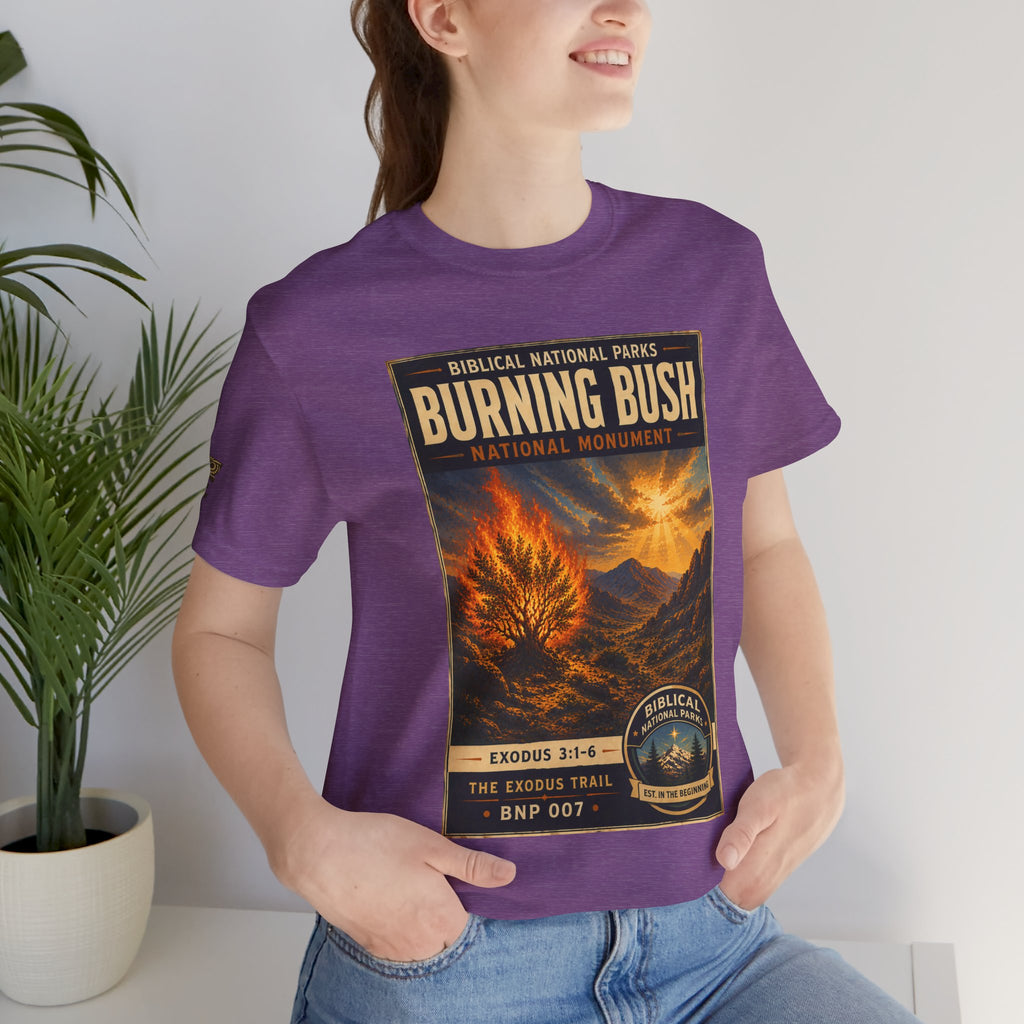 Biblical National Parks Collection II- The Exodus Trail #007/013 Exodus 3: 1-6 | Vintage nature poster Tee | Biblical national parks graphic shirt