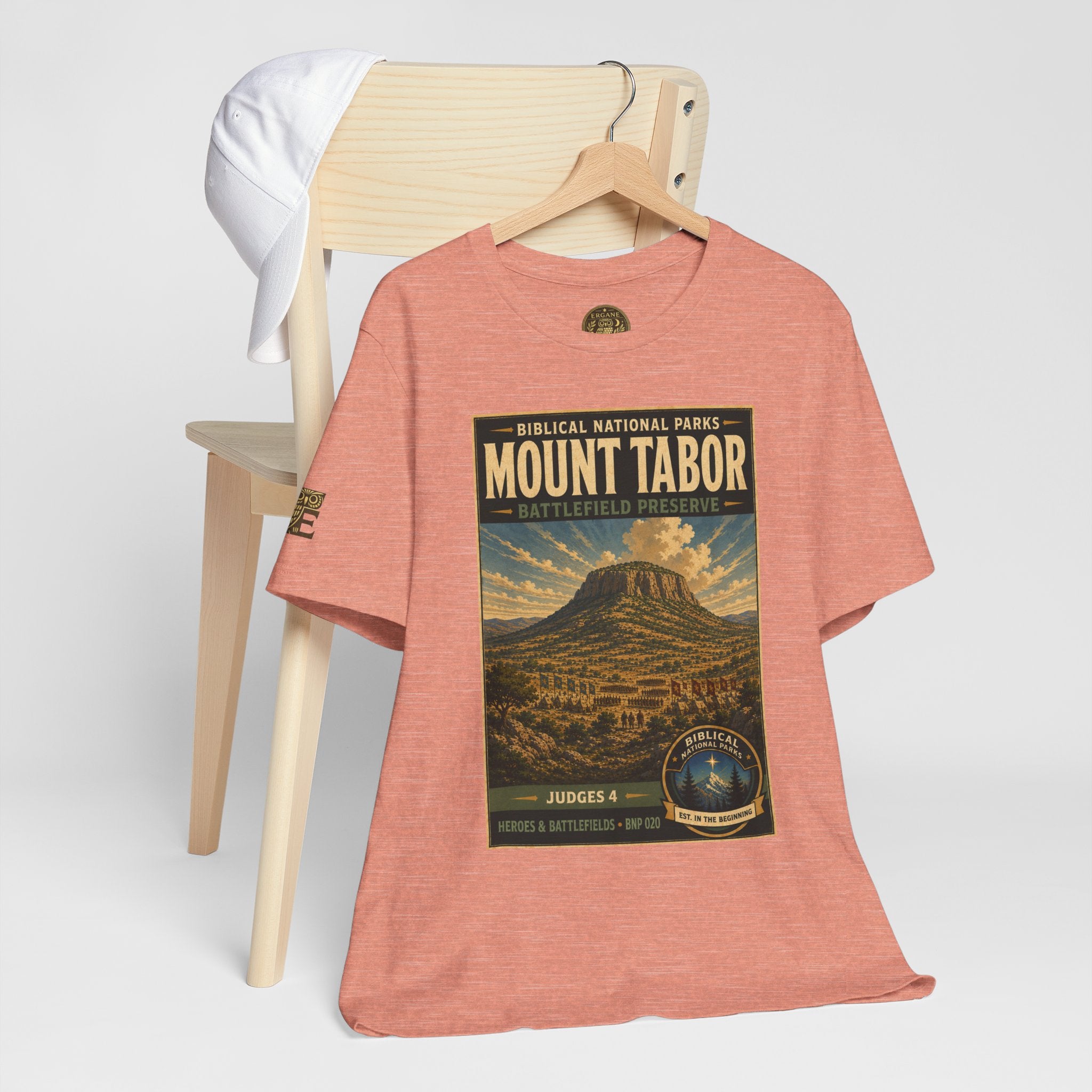 Biblical National Parks Collection IV- Heros & Battlefields #020/023 Judges 4 | Vintage nature poster Tee | Biblical national parks graphic shirt