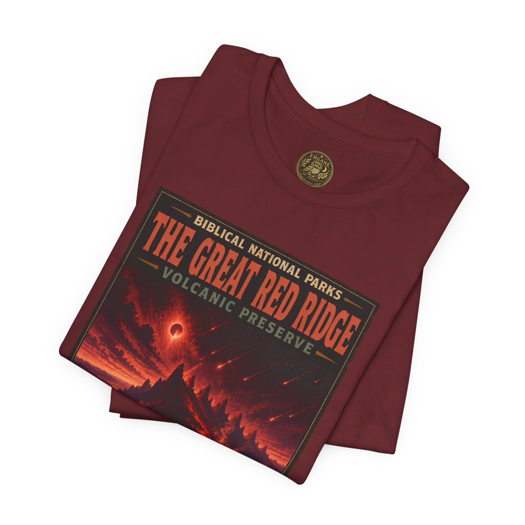 Biblical National Parks Collection X- #059/061 - Revelation: The Final Frontier | Revelation 12 | Vintage nature poster Tee | Biblical national parks graphic shirt