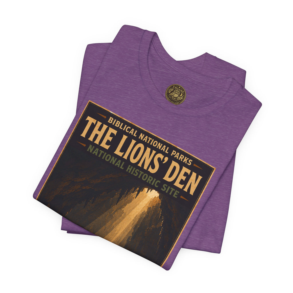 Biblical National Parks Collection V- Prophets & Wonders #027/030 Daniel 6 | Vintage nature poster Tee | Biblical national parks graphic shirt