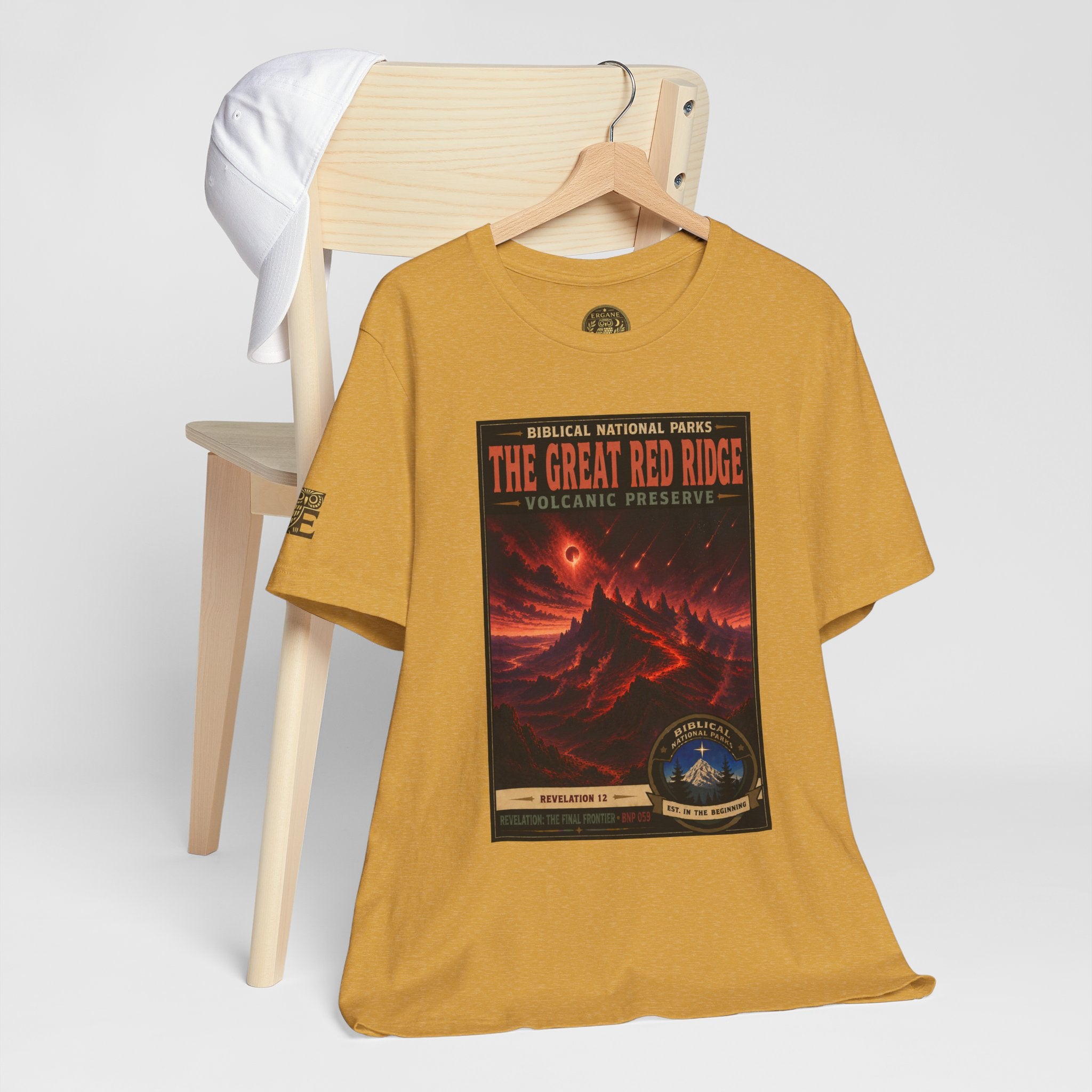 Biblical National Parks Collection X- #059/061 - Revelation: The Final Frontier | Revelation 12 | Vintage nature poster Tee | Biblical national parks graphic shirt
