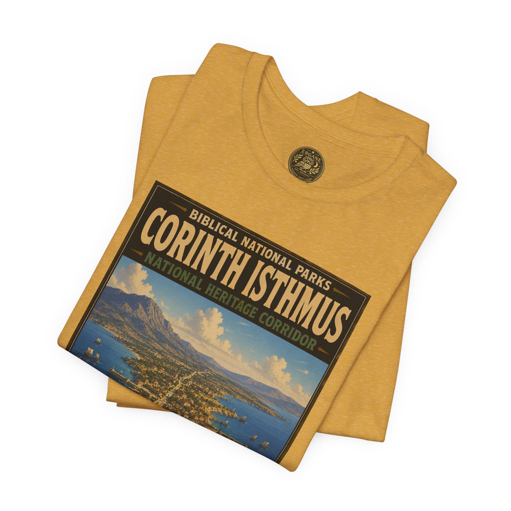 Biblical National Parks Collection VIII- The Apostles' Trails #047/049 | Acts 18 | Vintage nature poster Tee | Biblical national parks graphic shirt