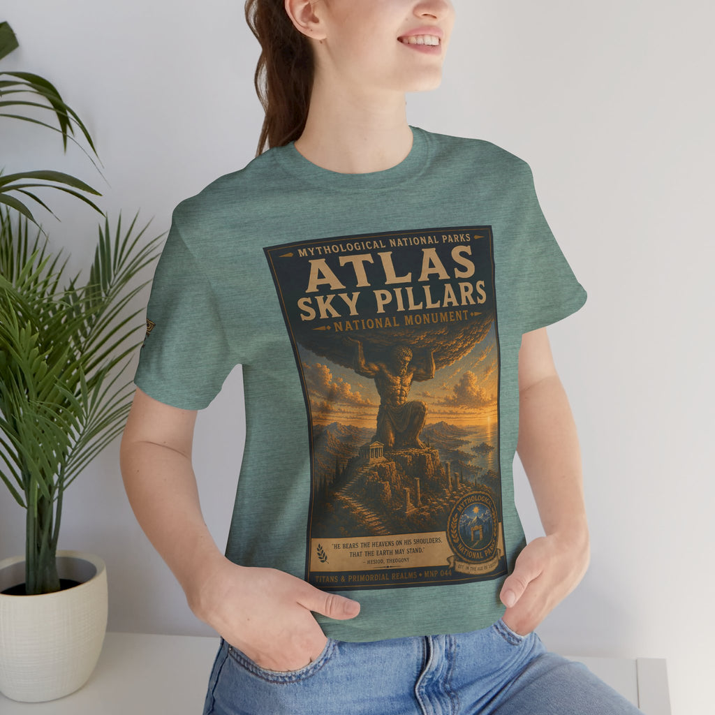 Mythological National Parks COLLECTION V- #044-050 TITANS & PRIMORDIAL REALMS | Vintage nature poster Tee | Mythological National Parks graphic shirt