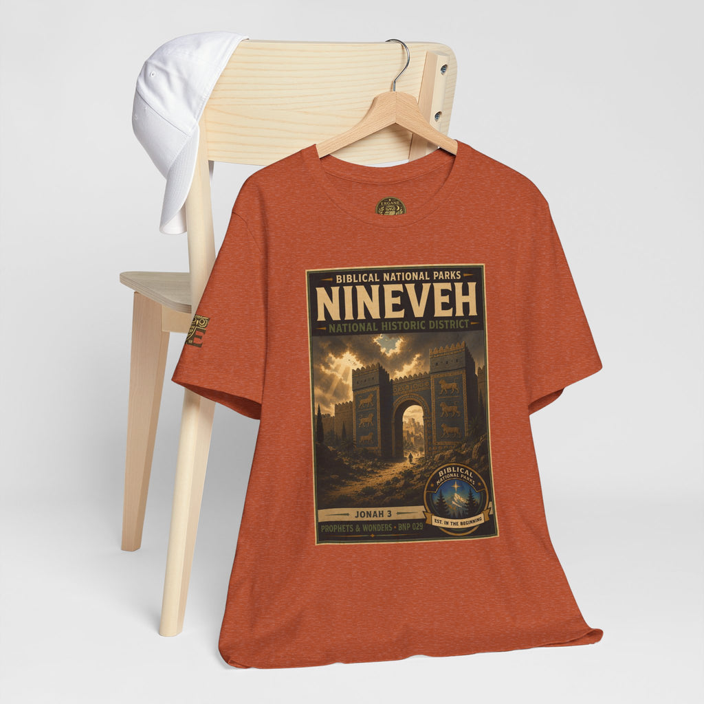 Biblical National Parks Collection V- Prophets & Wonders #029/030 Jonah 3 | Vintage nature poster Tee | Biblical national parks graphic shirt