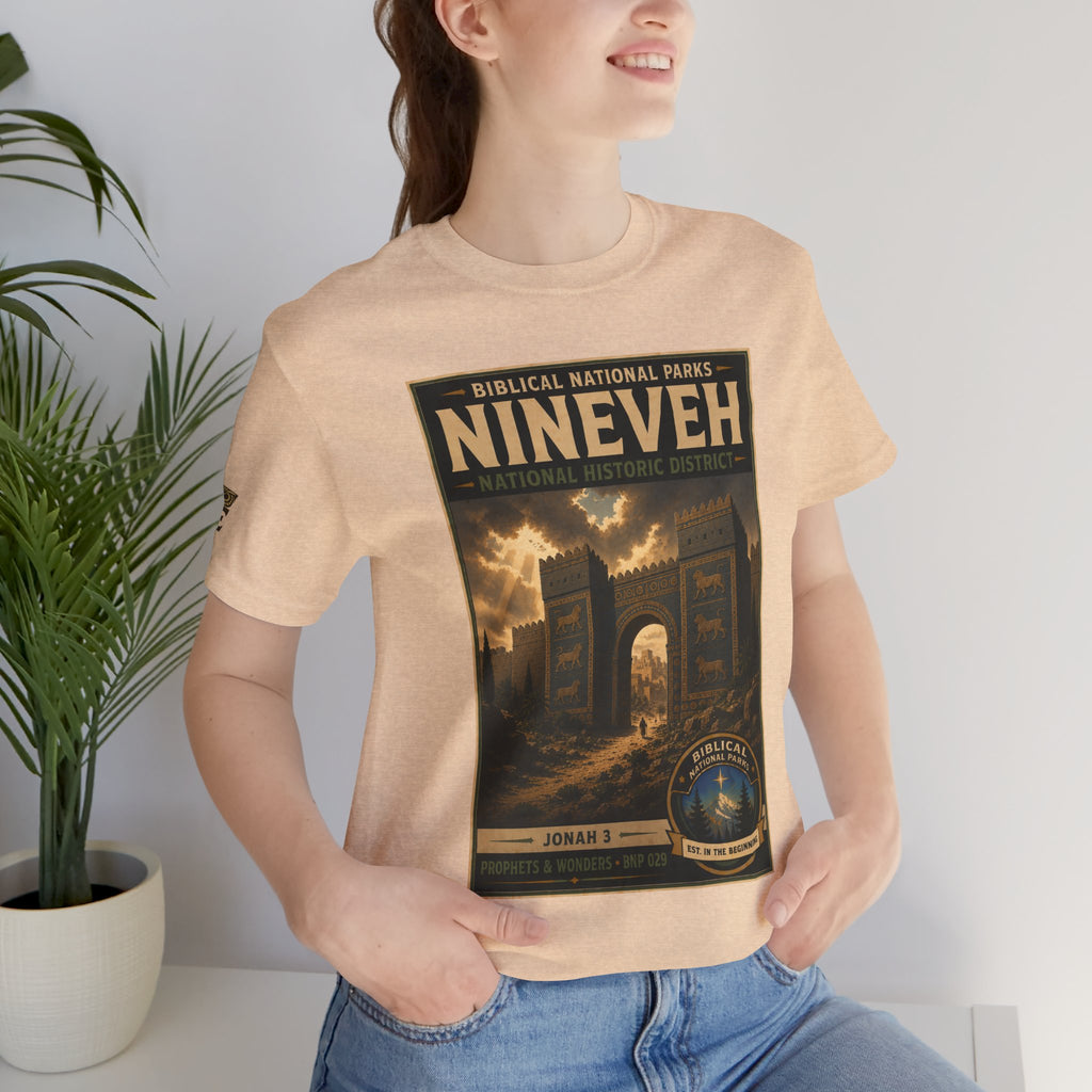 Biblical National Parks Collection V- Prophets & Wonders #029/030 Jonah 3 | Vintage nature poster Tee | Biblical national parks graphic shirt