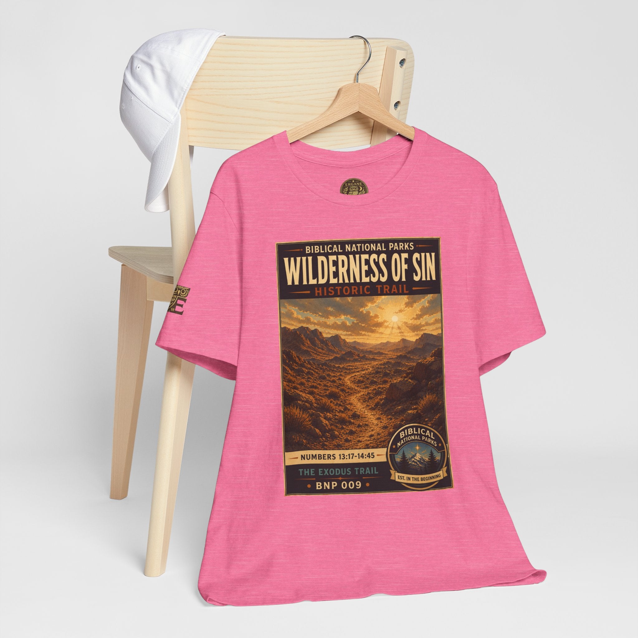 Biblical National Parks Collection II- The Exodus Trail #009/013 Exodus 13: 17 - 14:45 | Vintage nature poster Tee | Biblical national parks graphic shirt