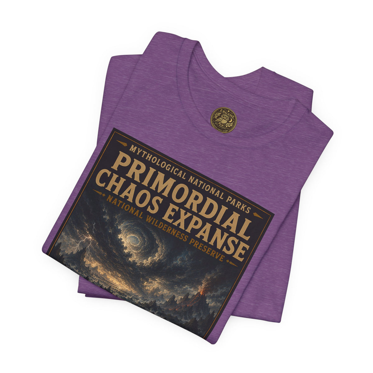 Mythological National Parks COLLECTION V- #049-050 TITANS & PRIMORDIAL REALMS | Vintage nature poster Tee | Mythological National Parks graphic shirt