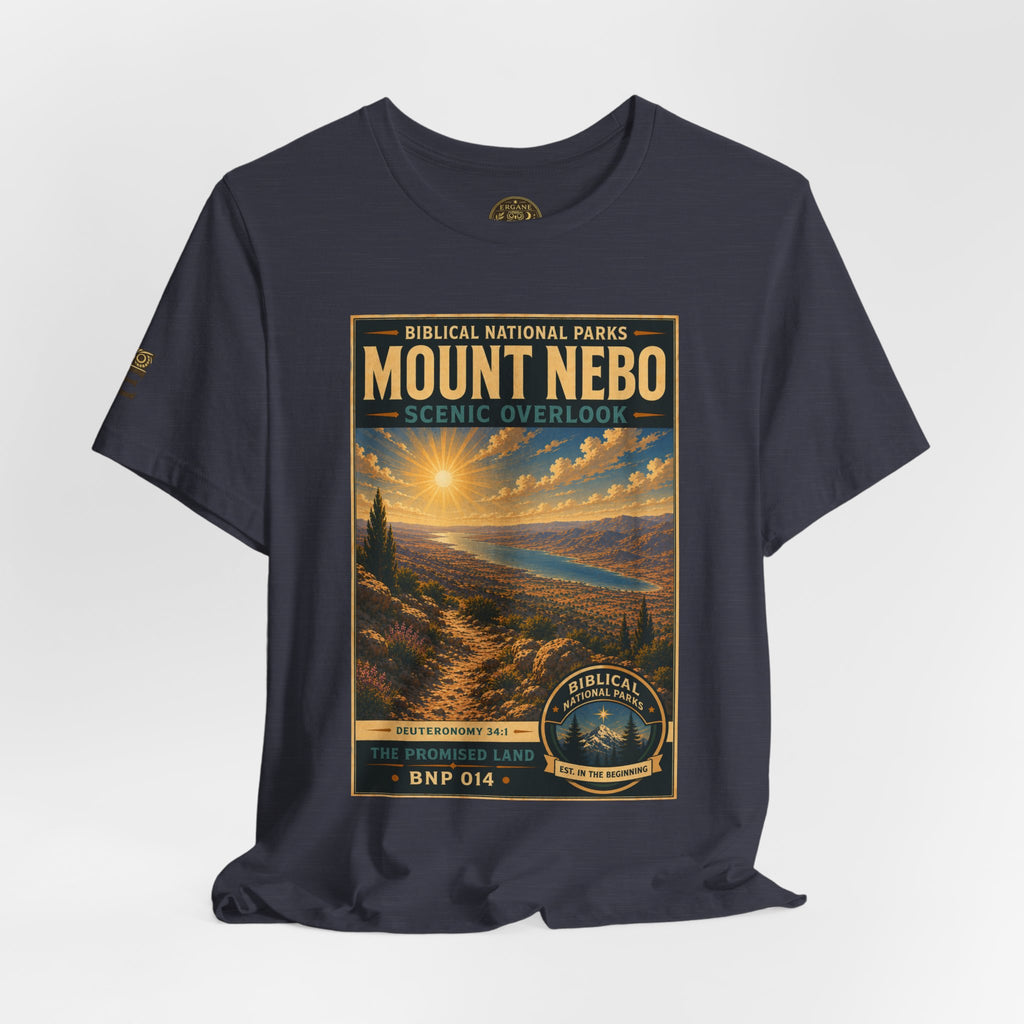 Biblical National Parks Collection III- The Promised Land #014/018 Deuteronomy 34:1 | Vintage nature poster Tee | Biblical national parks graphic shirt