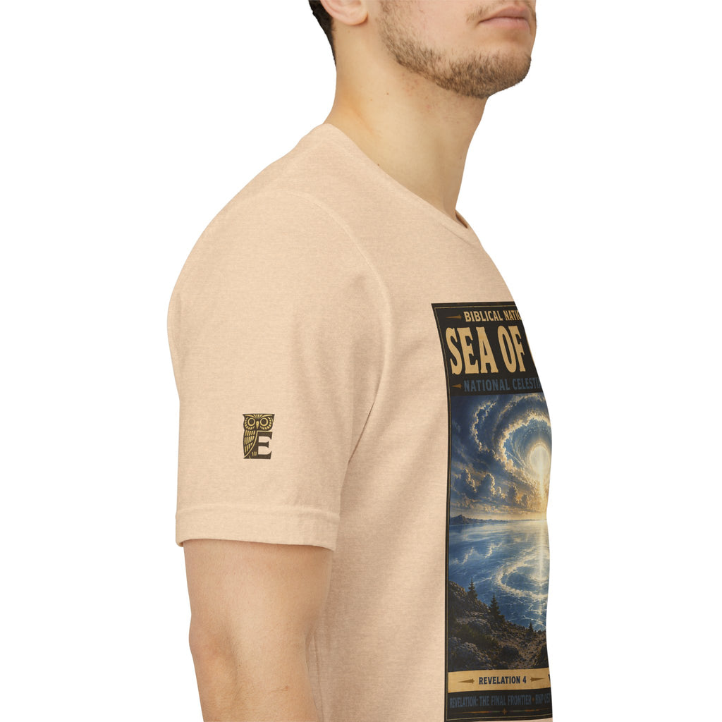 Biblical National Parks Collection X- #057/061 - Revelation: The Final Frontier | Revelation 4 | Vintage nature poster Tee | Biblical national parks graphic shirt