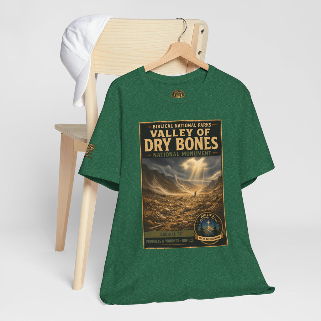 Biblical National Parks Collection V- Prophets & Wonders #026/030 Ezekiel 37  | Vintage nature poster Tee | Biblical national parks graphic shirt