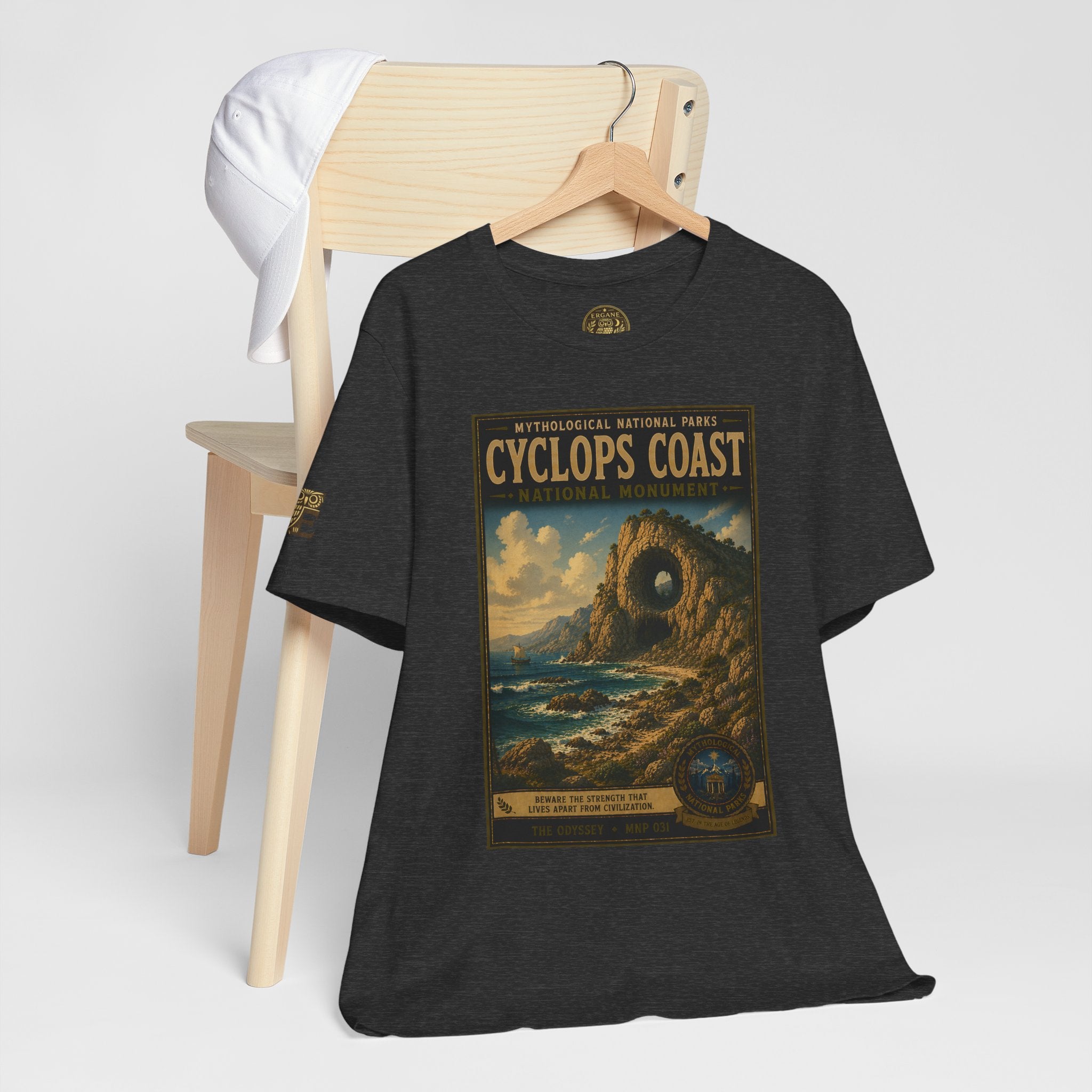 Mythological National Parks Collection IV- #031-038 - THE ODYSSEY | Vintage nature poster Tee | Mythological National Parks graphic shirt