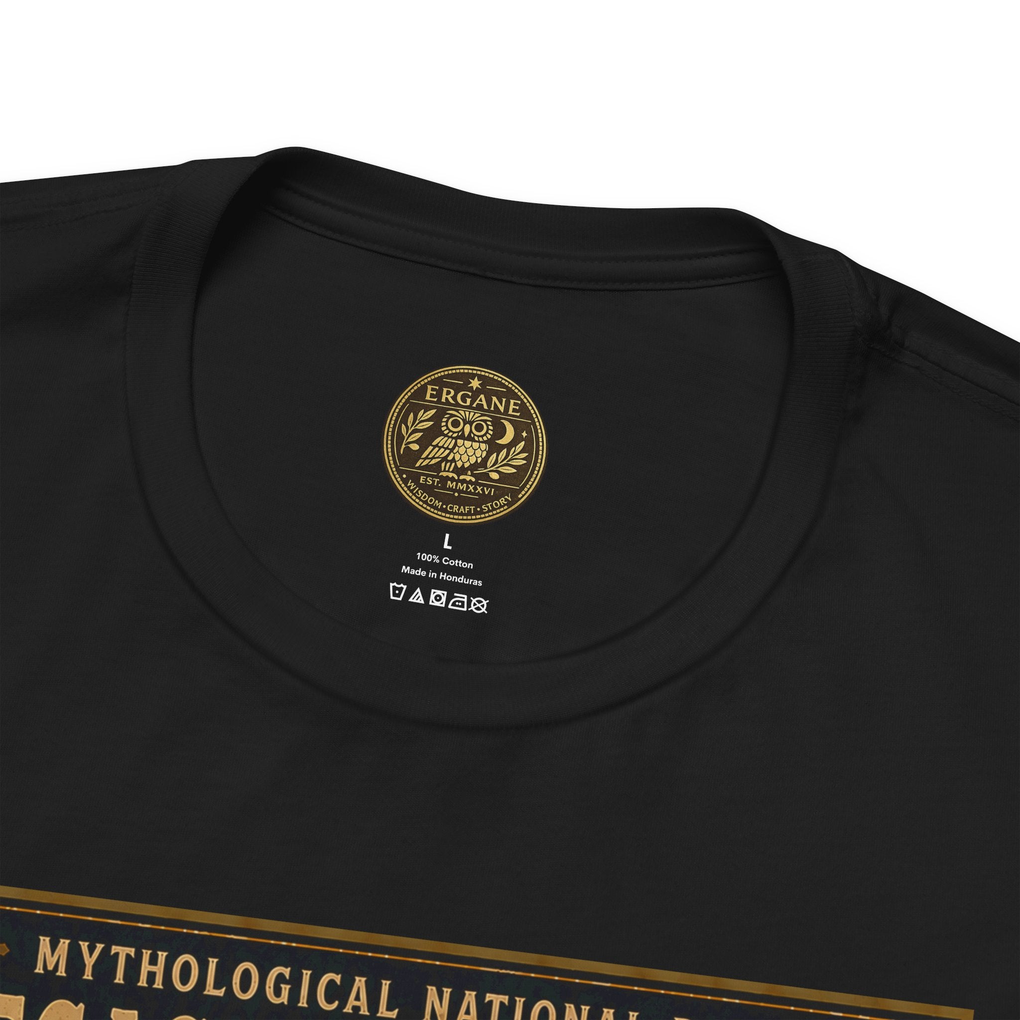 Mythological National Parks Collection III- #020-028 - Heros & Monsters | Vintage nature poster Tee | Mythological National Parks graphic shirt