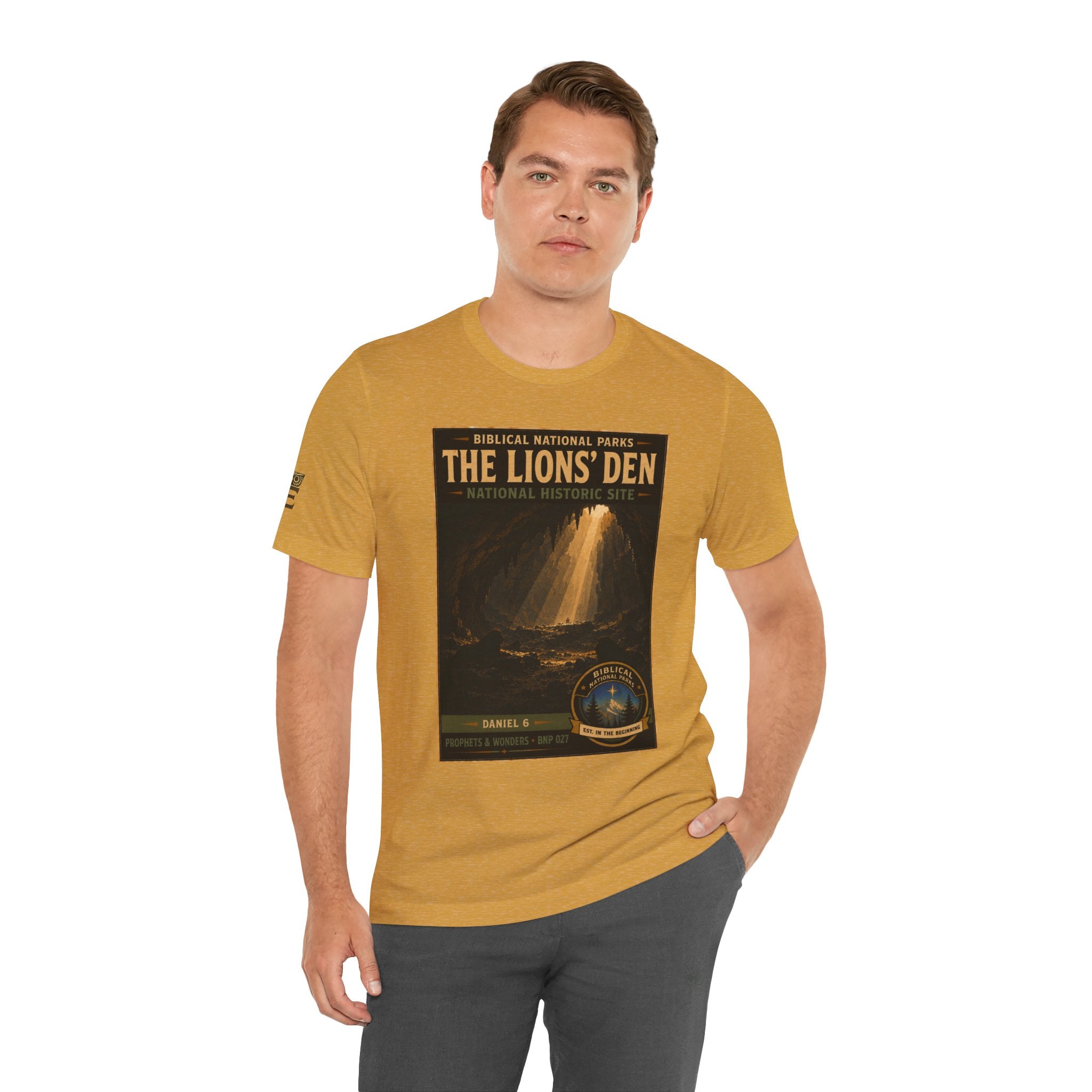 Biblical National Parks Collection V- Prophets & Wonders #027/030 Daniel 6 | Vintage nature poster Tee | Biblical national parks graphic shirt