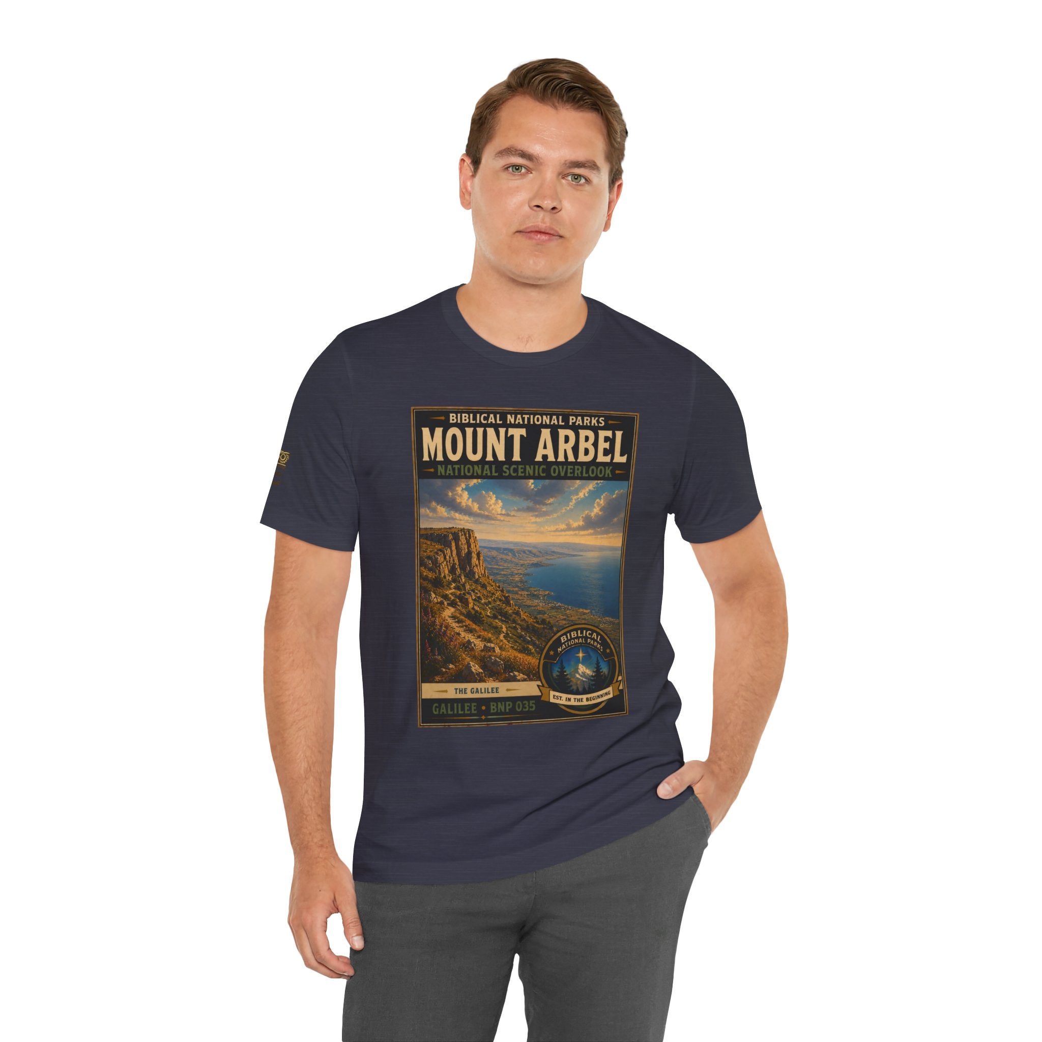 Biblical National Parks Collection VI- Galilee #035/035 The Galilee | Vintage nature poster Tee | Biblical national parks graphic shirt