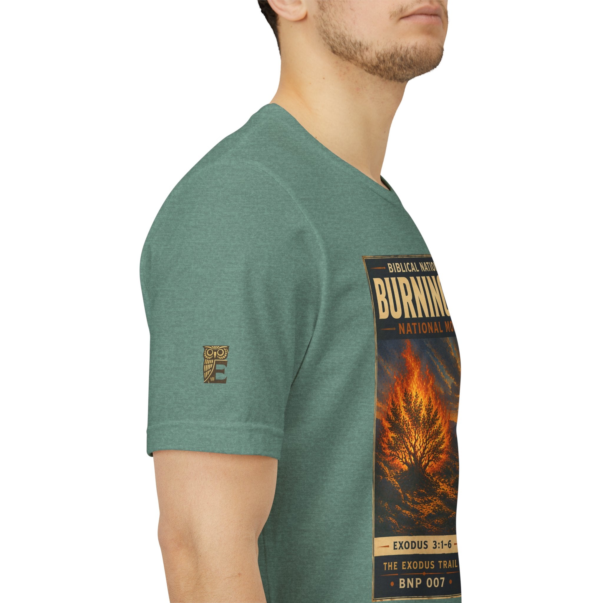 Biblical National Parks Collection II- The Exodus Trail #007/013 Exodus 3: 1-6 | Vintage nature poster Tee | Biblical national parks graphic shirt