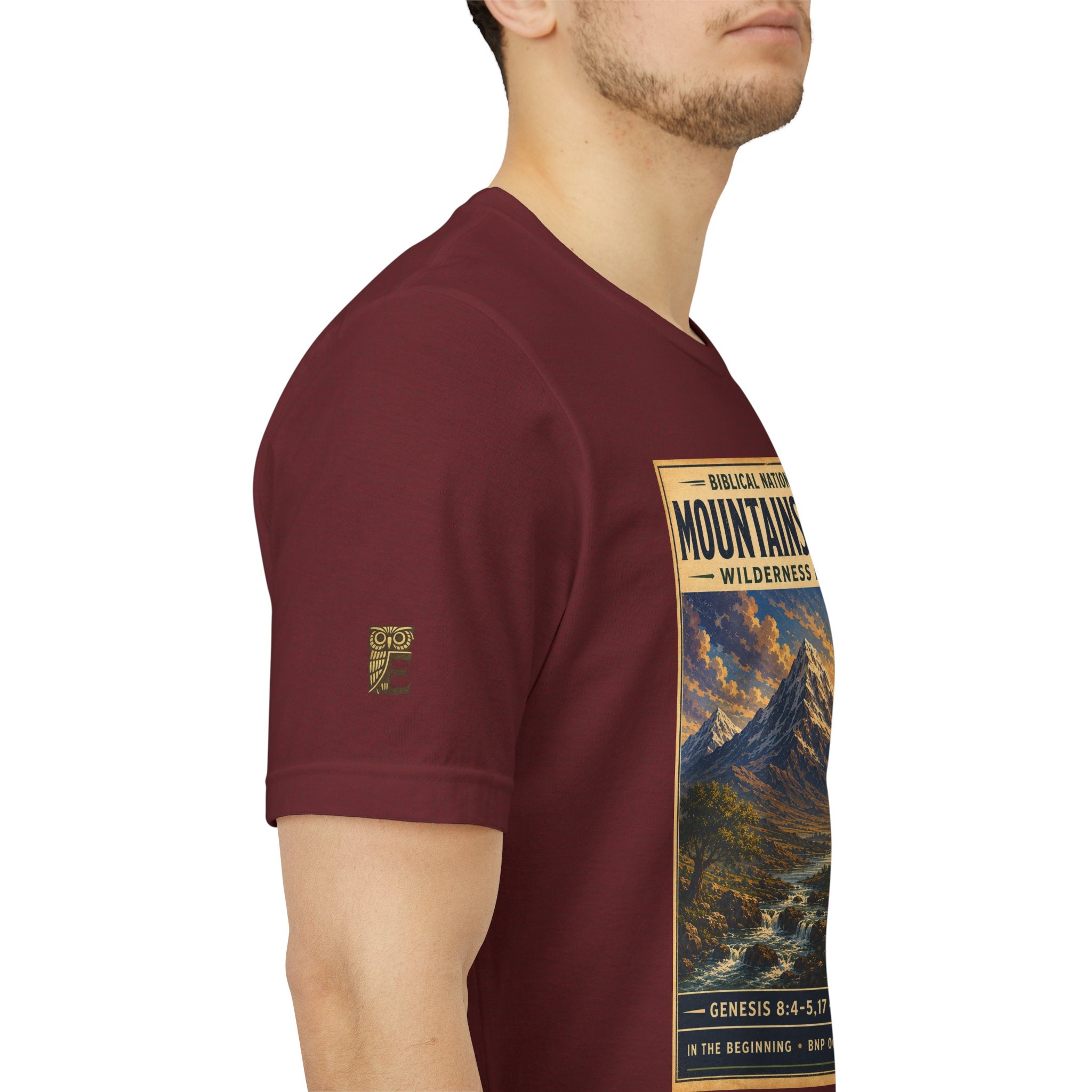Biblical National Parks Collection I- In The Beginning #004/006 Genesis 8:4-5,17 | Vintage nature poster Tee | Biblical national parks graphic shirt