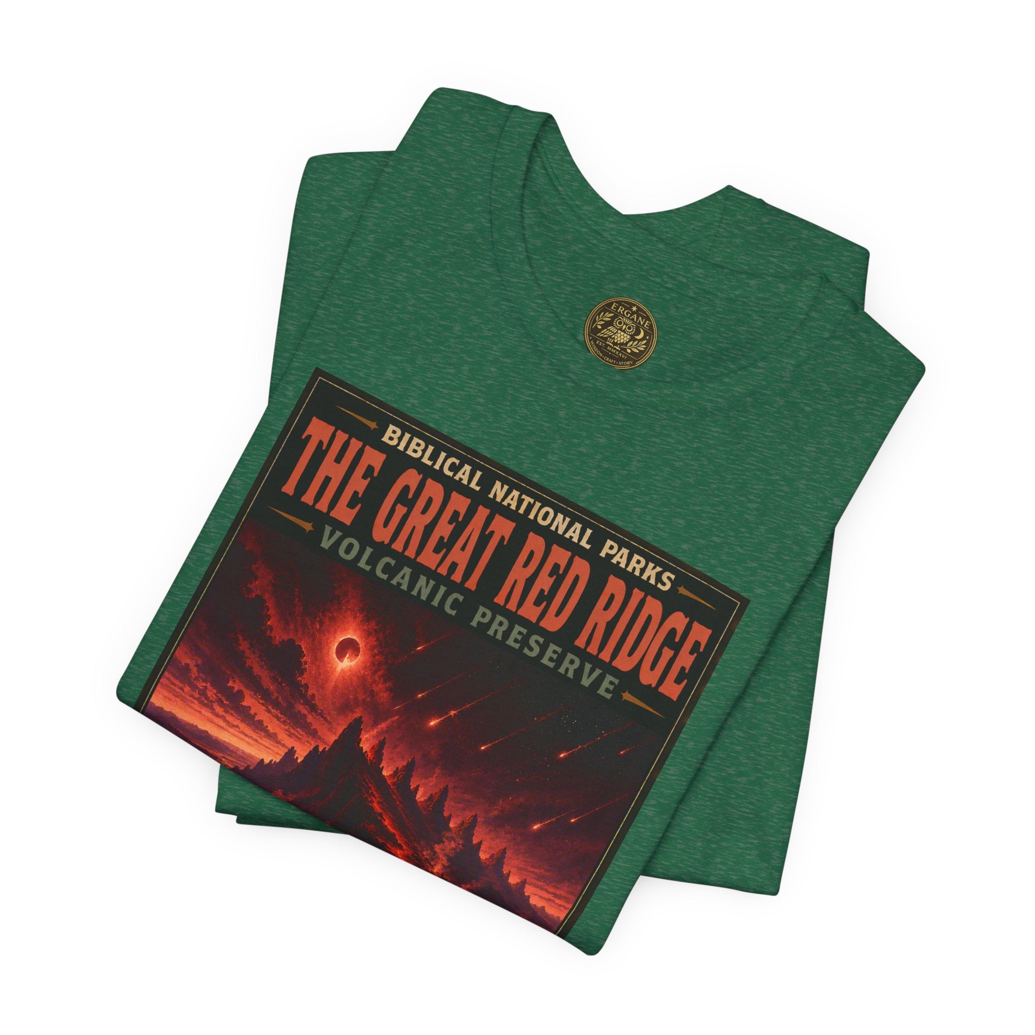 Biblical National Parks Collection X- #059/061 - Revelation: The Final Frontier | Revelation 12 | Vintage nature poster Tee | Biblical national parks graphic shirt
