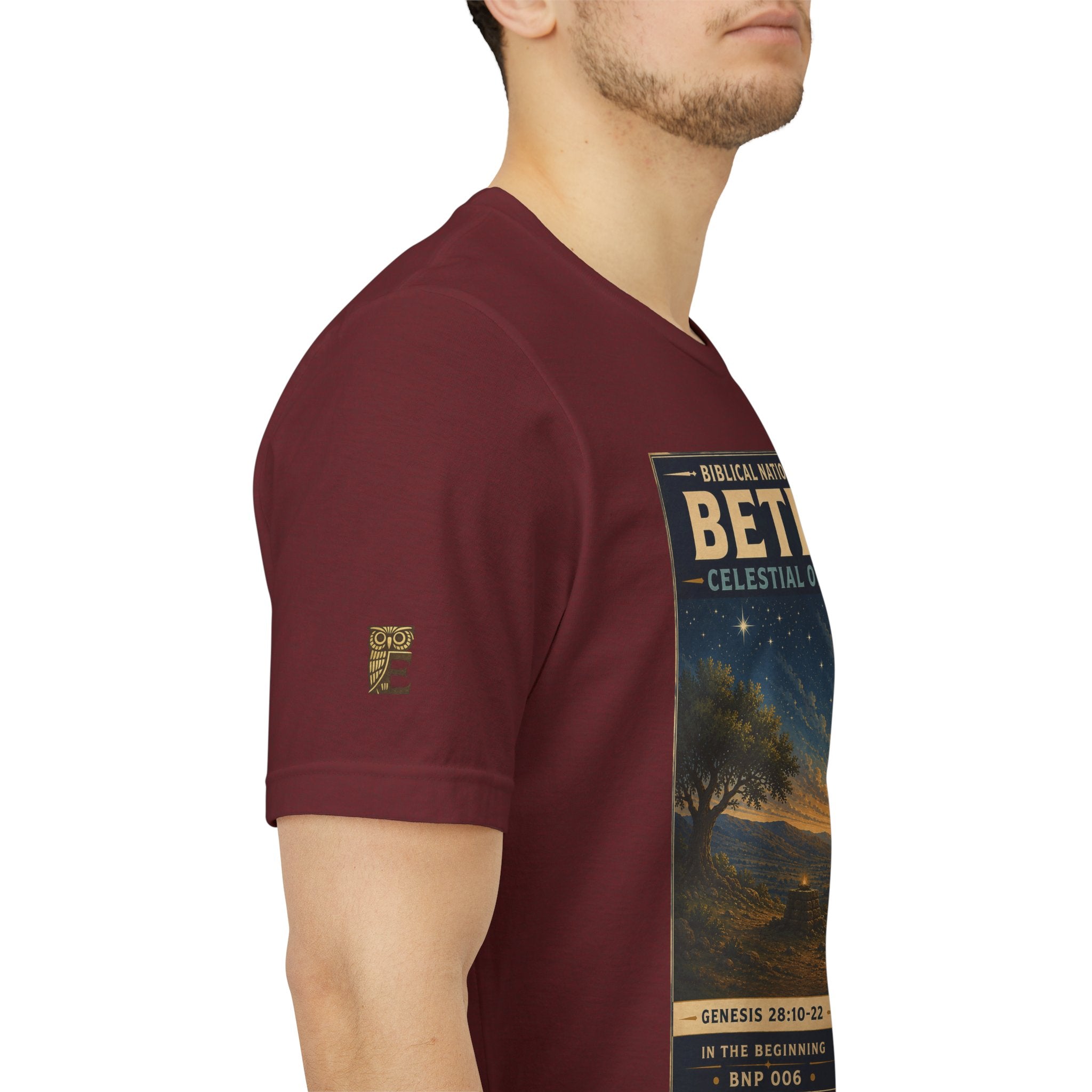 Biblical National Parks Collection I- In The Beginning #006/006 Genesis 28: 10-22 | Vintage nature poster Tee | Biblical national parks graphic shirt