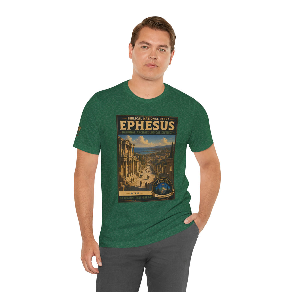 Biblical National Parks Collection VIII- The Apostles' Trails #048/049 | Acts 19 | Vintage nature poster Tee | Biblical national parks graphic shirt
