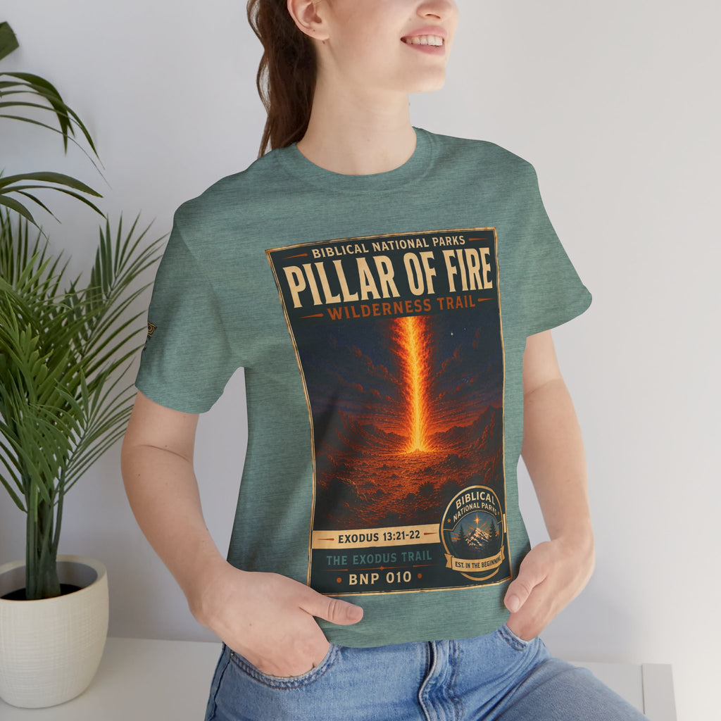 Biblical National Parks Collection II- The Exodus Trail #010/013 Exodus 13: 21-22 | Vintage nature poster Tee | Biblical national parks graphic shirt