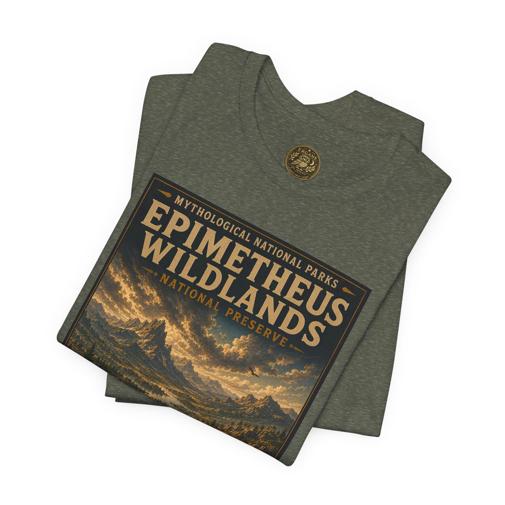Mythological National Parks COLLECTION V- #046-050 TITANS & PRIMORDIAL REALMS | Vintage nature poster Tee | Mythological National Parks graphic shirt
