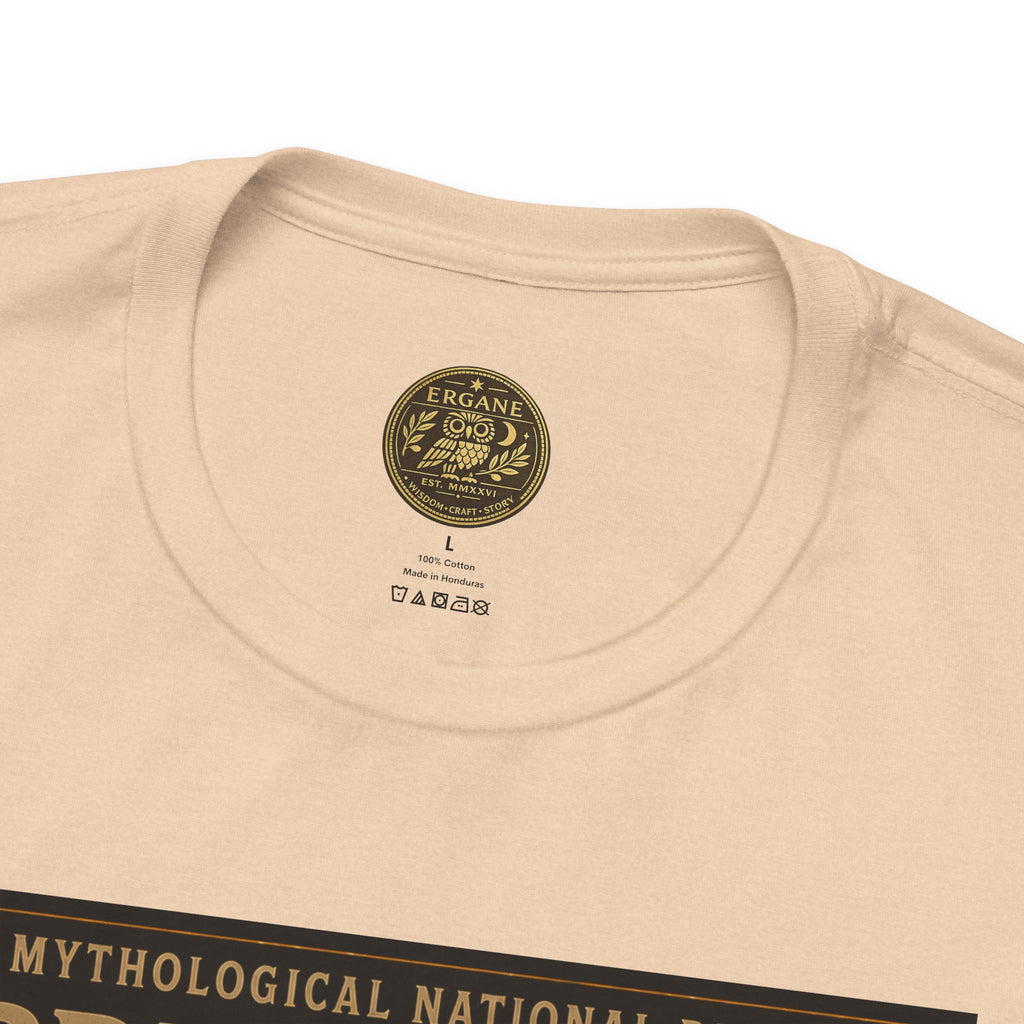 Mythological National Parks COLLECTION V- #049-050 TITANS & PRIMORDIAL REALMS | Vintage nature poster Tee | Mythological National Parks graphic shirt