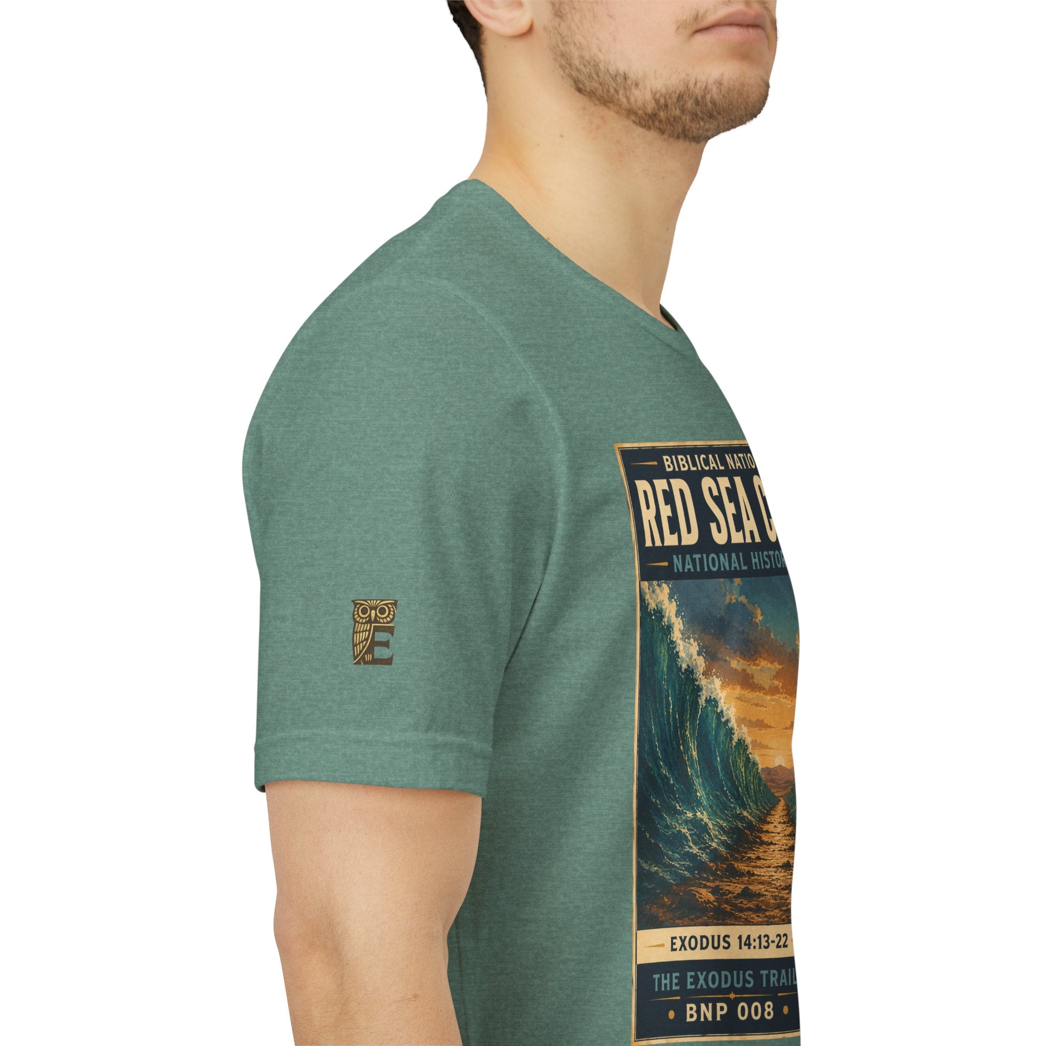 Biblical National Parks Collection II- The Exodus Trail #008/013 Exodus 14: 13-22 | Vintage nature poster Tee | Biblical national parks graphic shirt