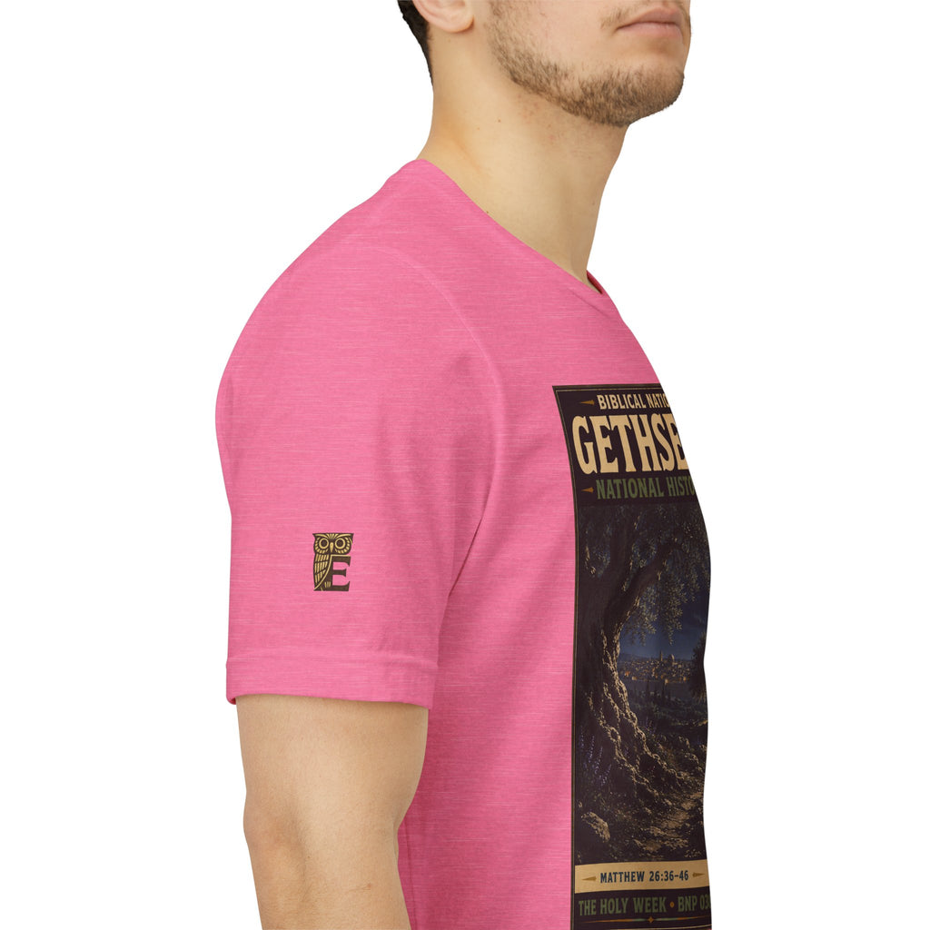 Biblical National Parks Collection VII- The Holy Week #038/041 | Matthew 26: 36-46 | Vintage nature poster Tee | Biblical national parks graphic shirt