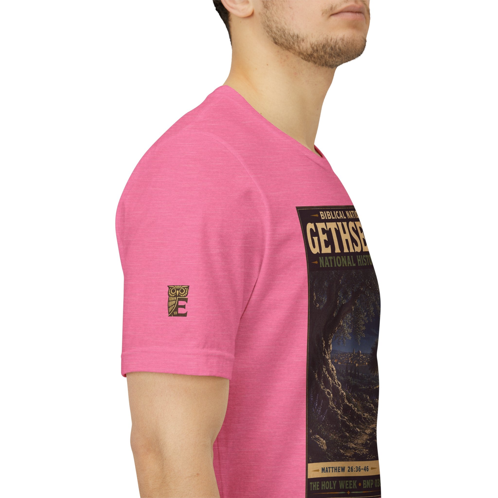 Biblical National Parks Collection VII- The Holy Week #038/041 | Matthew 26: 36-46 | Vintage nature poster Tee | Biblical national parks graphic shirt