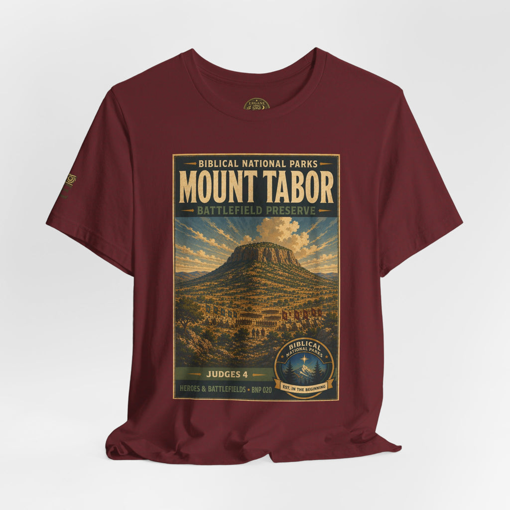 Biblical National Parks Collection IV- Heros & Battlefields #020/023 Judges 4 | Vintage nature poster Tee | Biblical national parks graphic shirt