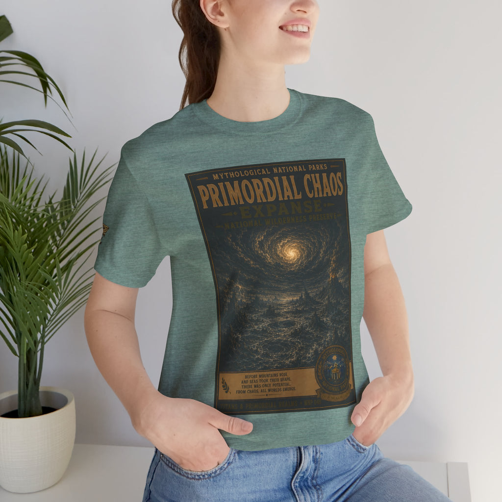 Mythological National Parks COLLECTION V- #049-050 TITANS & PRIMORDIAL REALMS | Vintage nature poster Tee | Mythological National Parks graphic shirt