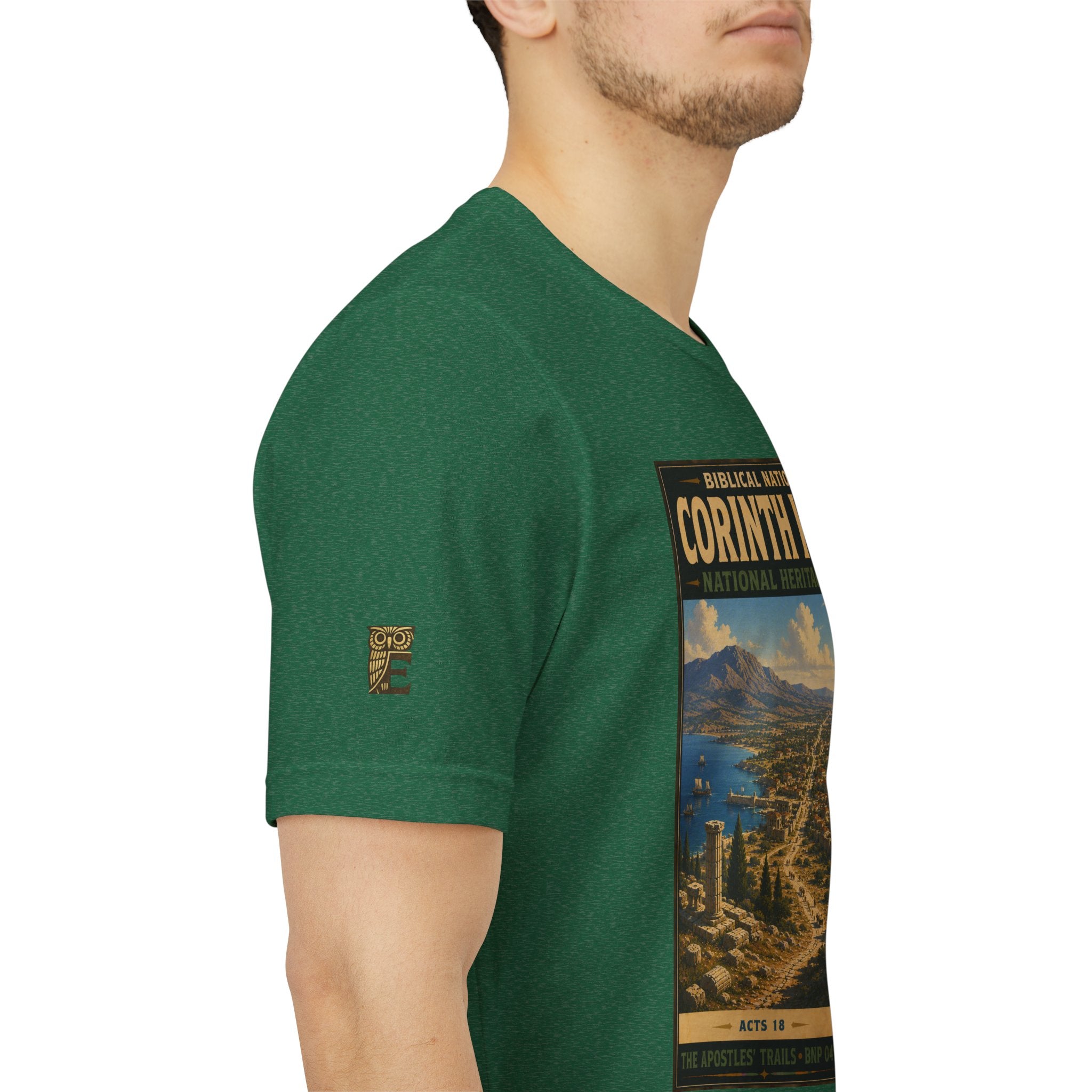 Biblical National Parks Collection VIII- The Apostles' Trails #047/049 | Acts 18 | Vintage nature poster Tee | Biblical national parks graphic shirt