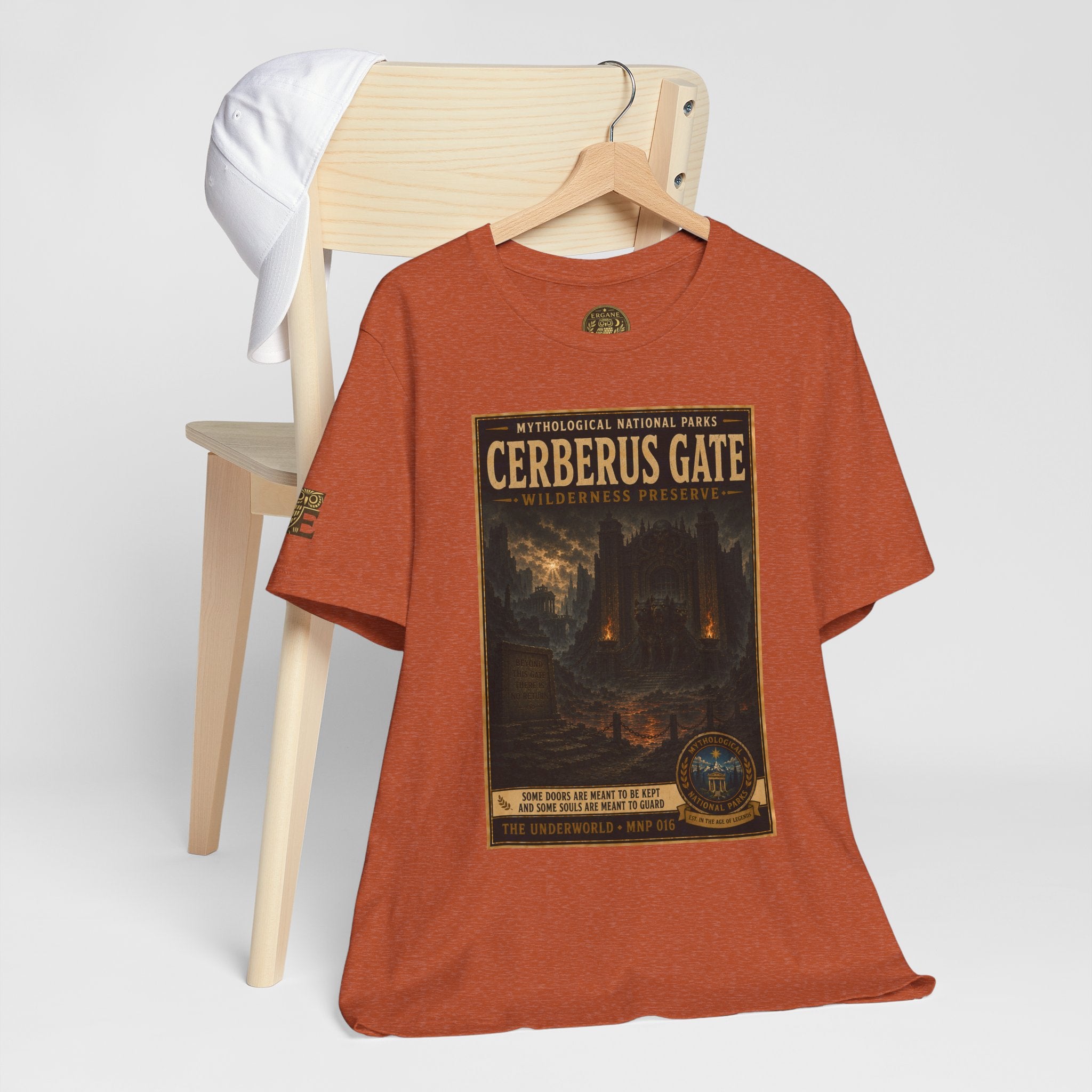 Mythological National Parks Collection II- #016-016 -The Underworld | Vintage nature poster Tee | Mythological National Parks graphic shirt