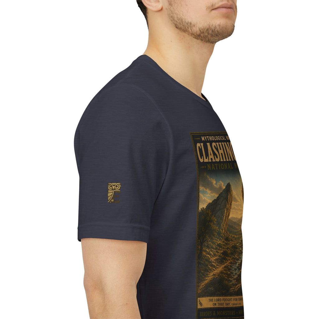 Mythological National Parks Collection III- #028-028 - Heros & Monsters | Vintage nature poster Tee | Mythological National Parks graphic shirt