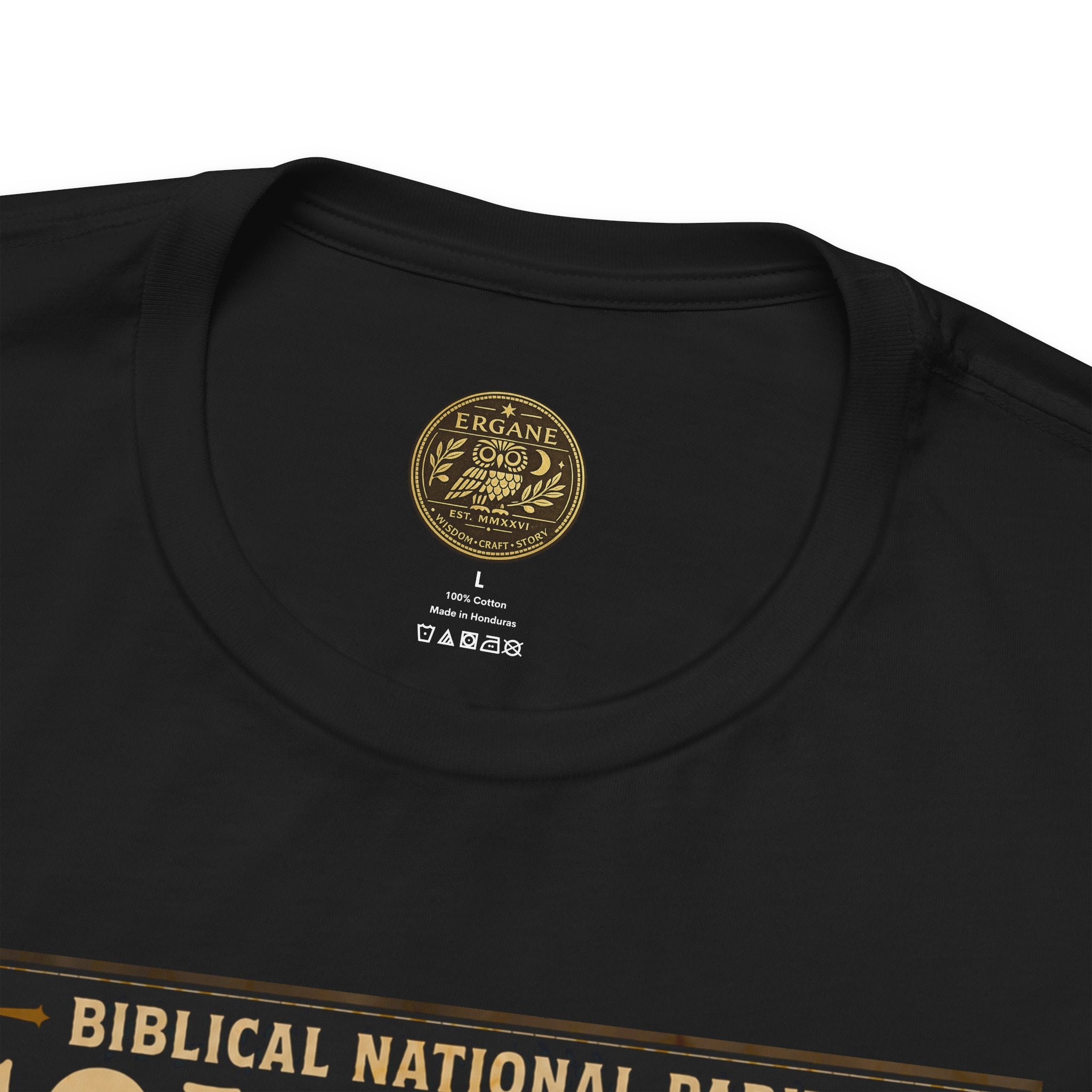 Biblical National Parks Collection VII- The Holy Week #039/041 | Matthew 27 - John 19 | Vintage nature poster Tee | Biblical national parks graphic shirt