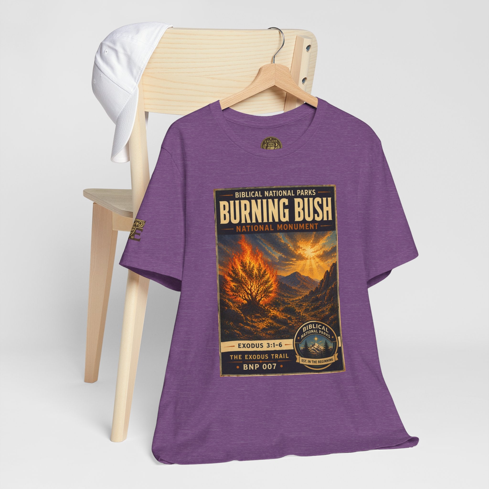 Biblical National Parks Collection II- The Exodus Trail #007/013 Exodus 3: 1-6 | Vintage nature poster Tee | Biblical national parks graphic shirt