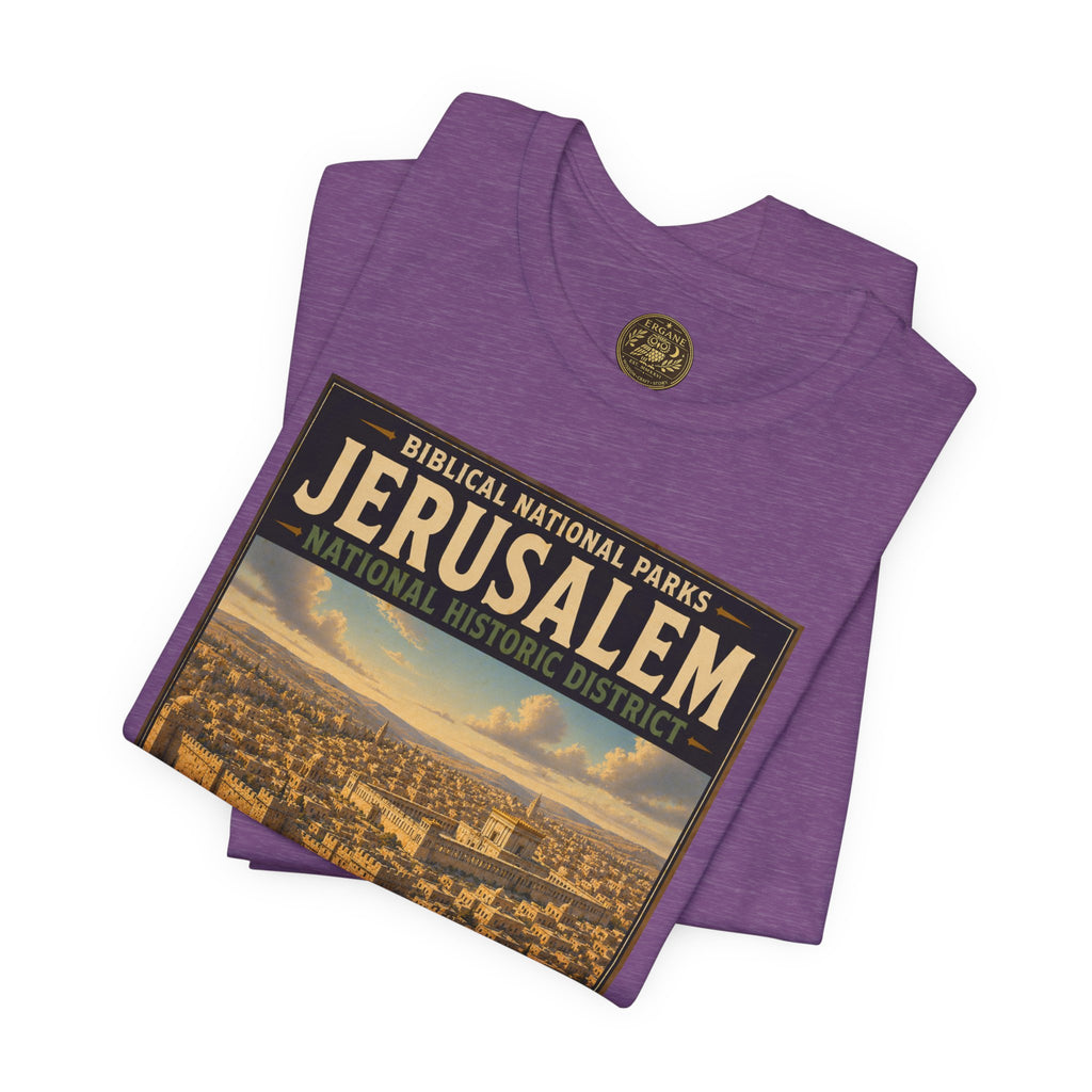 Biblical National Parks Collection VII- The Holy Week #037/041 | Matthew 21-23 | Vintage nature poster Tee | Biblical national parks graphic shirt