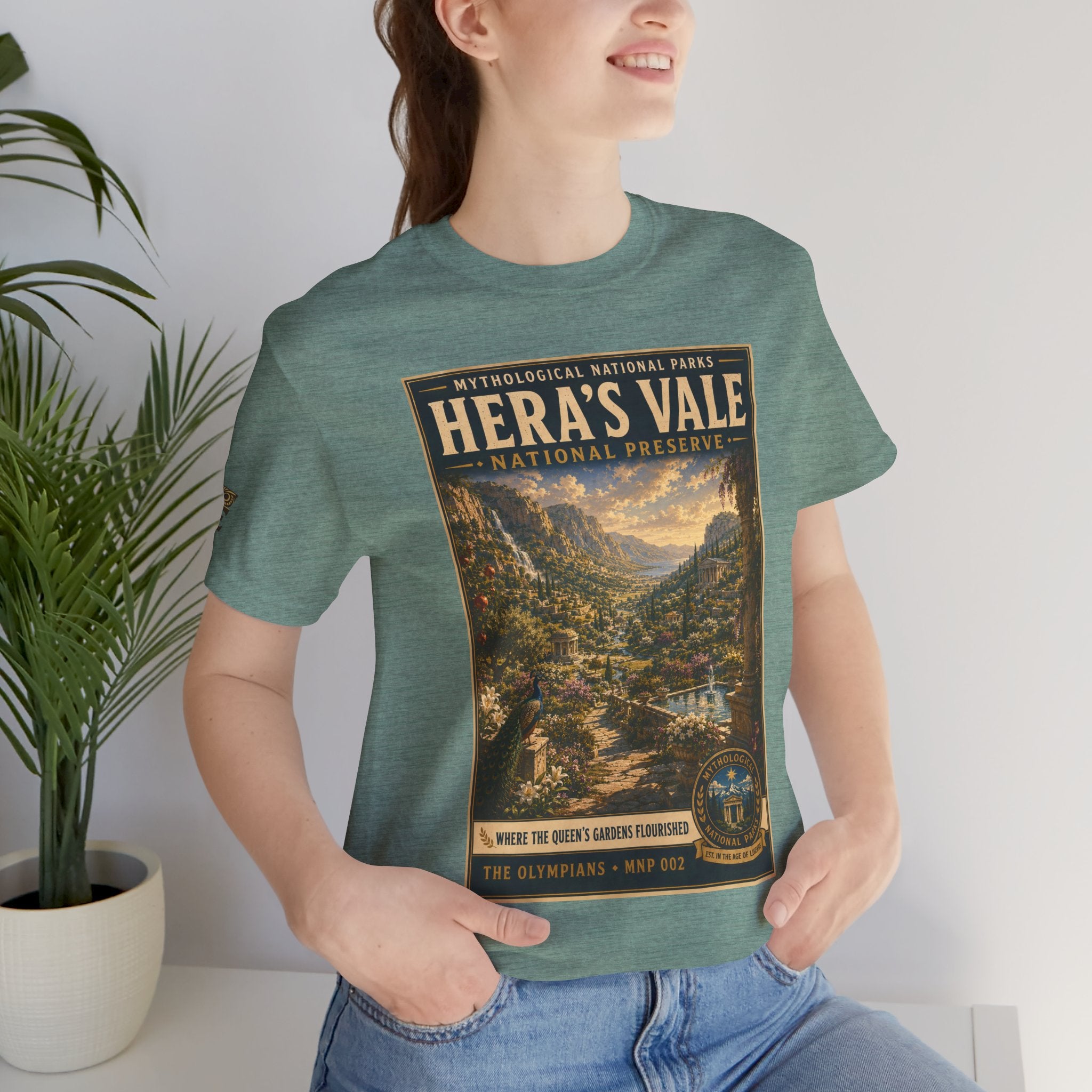 Mythological National Parks Collection I- #002-007 - The Olympians | Vintage nature poster Tee | Mythological National Parks graphic shirt