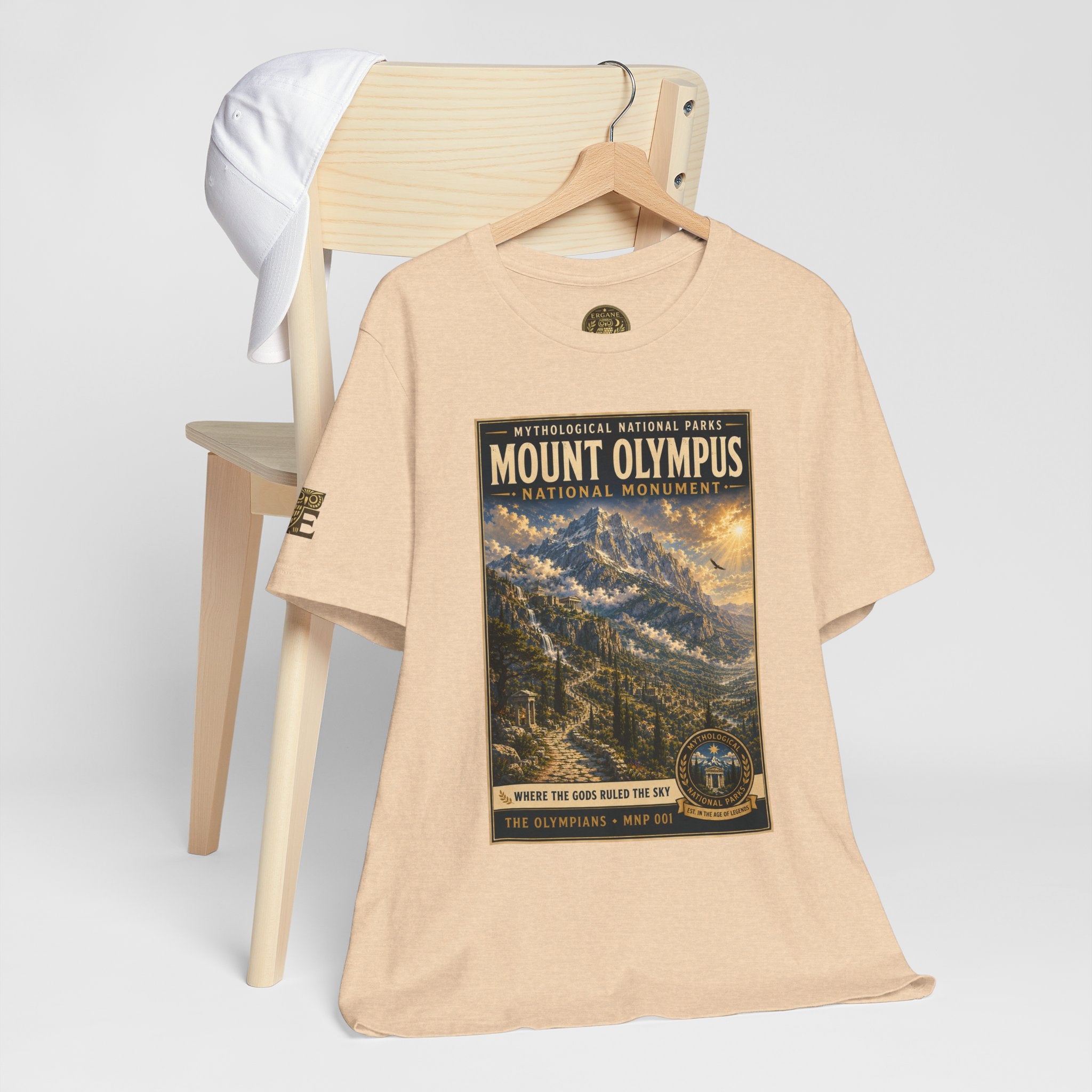 Mythological National Parks Collection I- #001-007- The Olympians  | Vintage nature poster Tee | Mythological National Parks graphic shirt