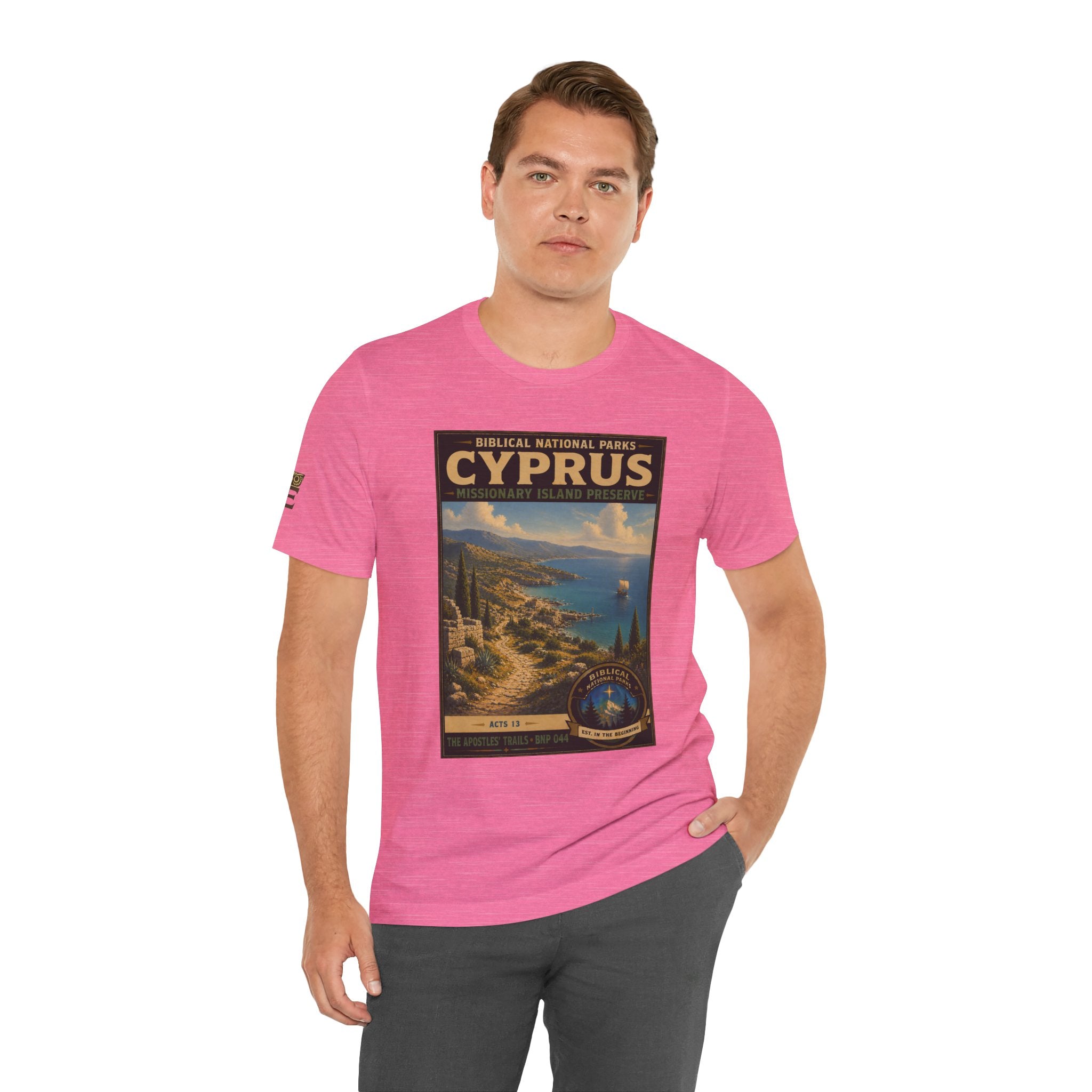 Biblical National Parks Collection VIII- The Apostles' Trails #044/049 | Acts 13 | Vintage nature poster Tee | Biblical national parks graphic shirt