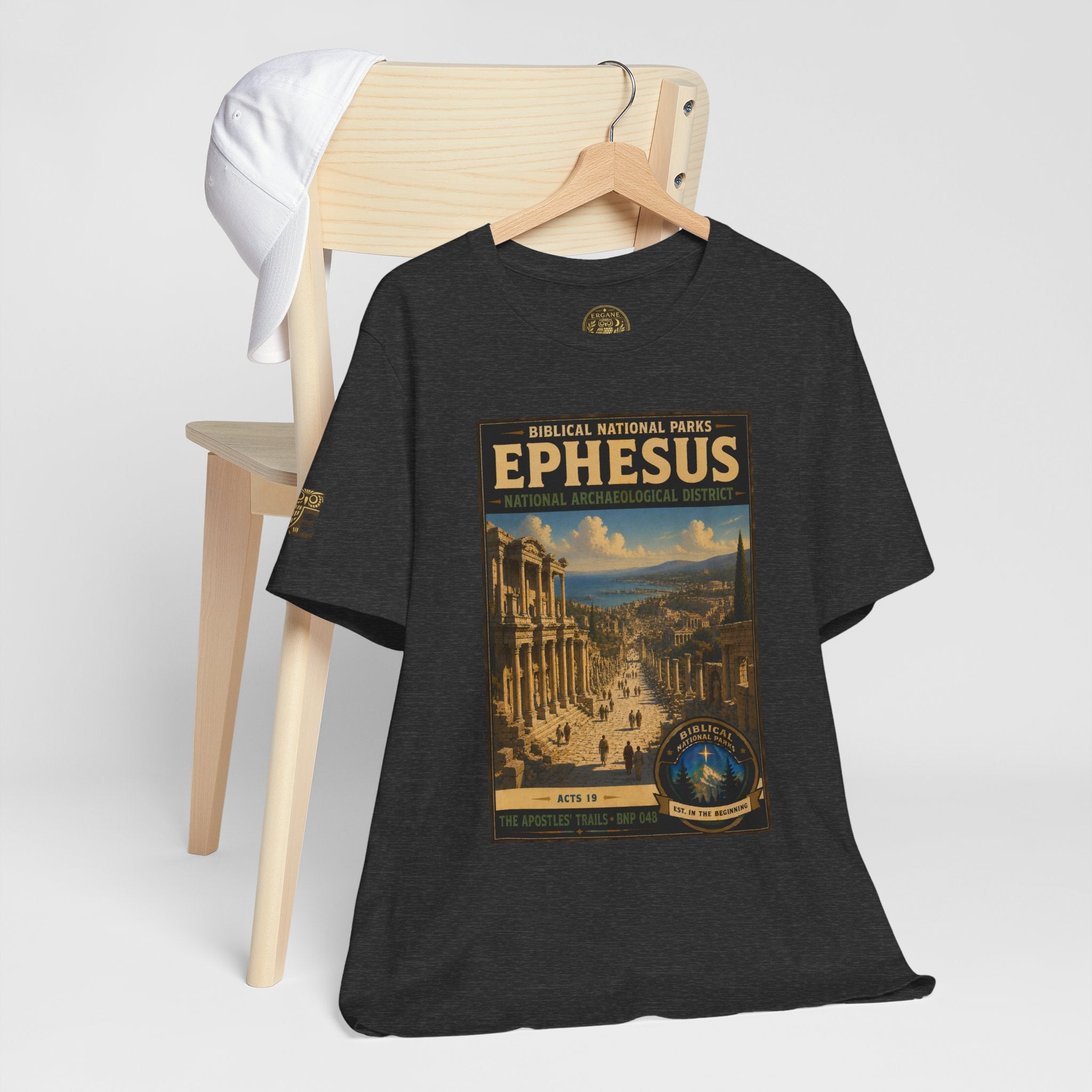 Biblical National Parks Collection VIII- The Apostles' Trails #048/049 | Acts 19 | Vintage nature poster Tee | Biblical national parks graphic shirt