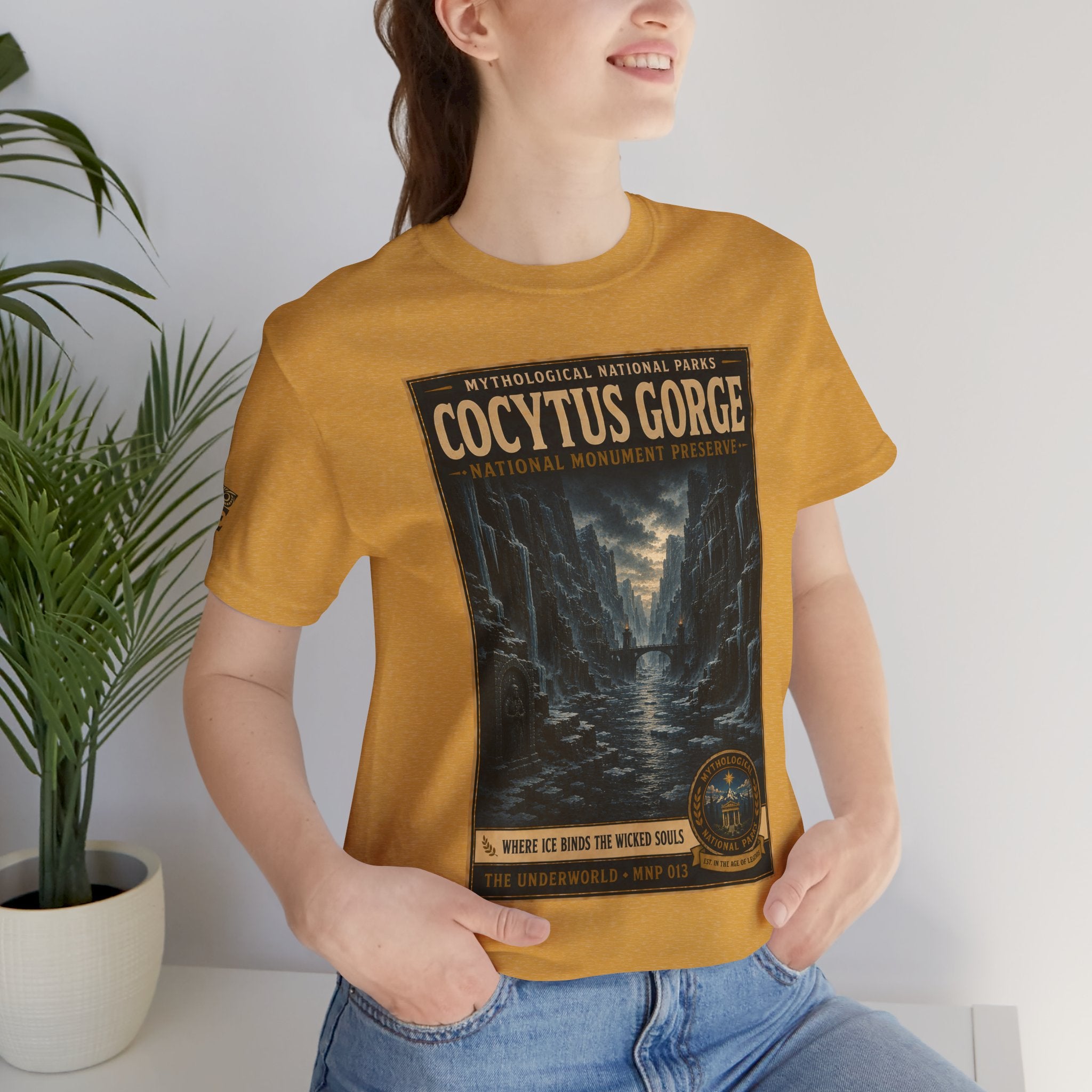 Mythological National Parks Collection II- #013-016 -The Underworld | Vintage nature poster Tee | Mythological National Parks graphic shirt