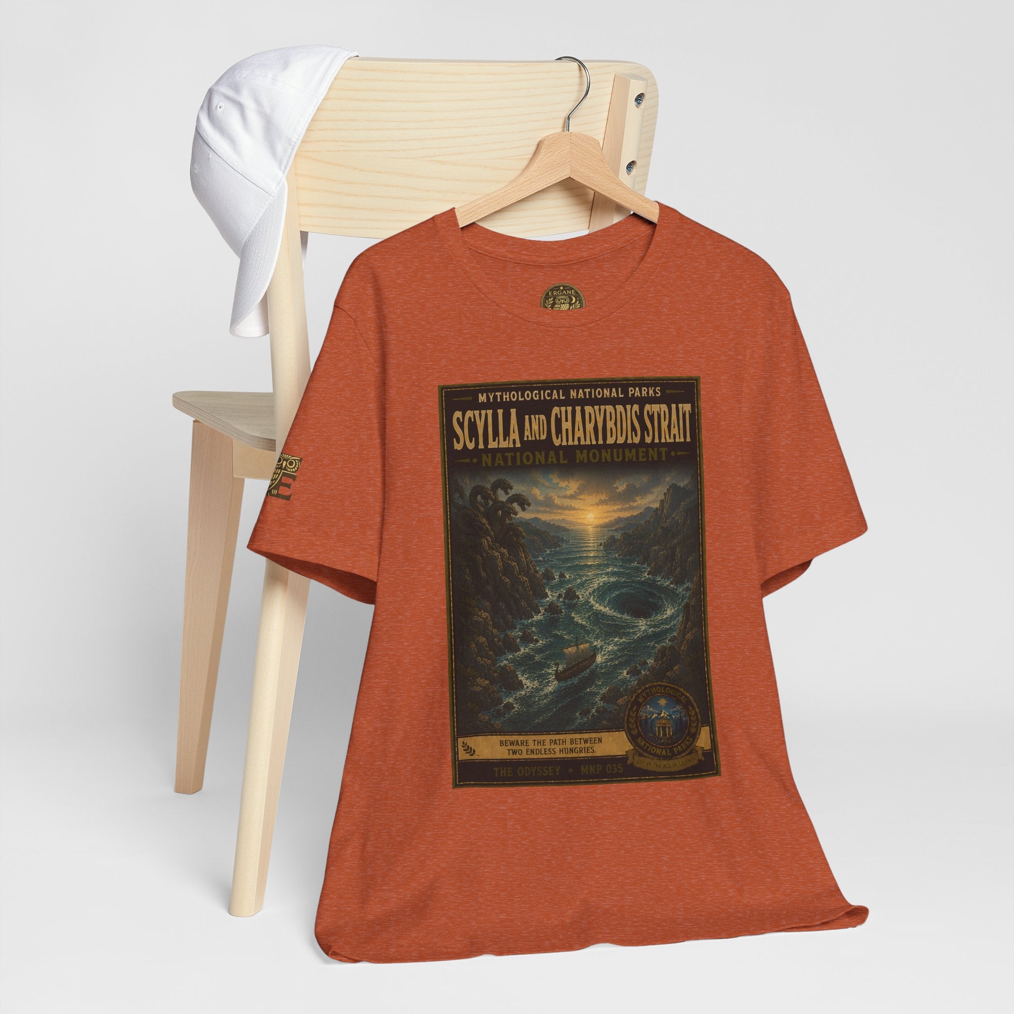 Mythological National Parks Collection IV- #035-038 - THE ODYSSEY | Vintage nature poster Tee | Mythological National Parks graphic shirt