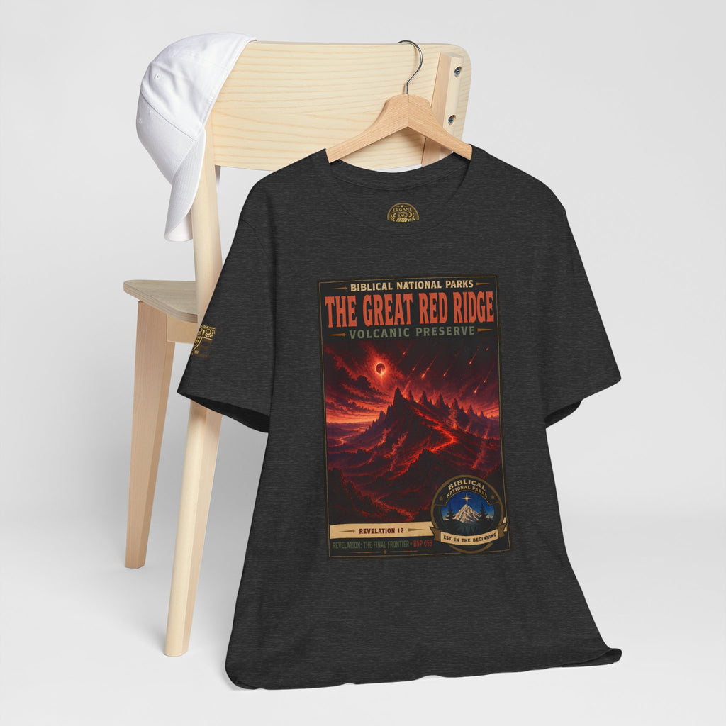 Biblical National Parks Collection X- #059/061 - Revelation: The Final Frontier | Revelation 12 | Vintage nature poster Tee | Biblical national parks graphic shirt