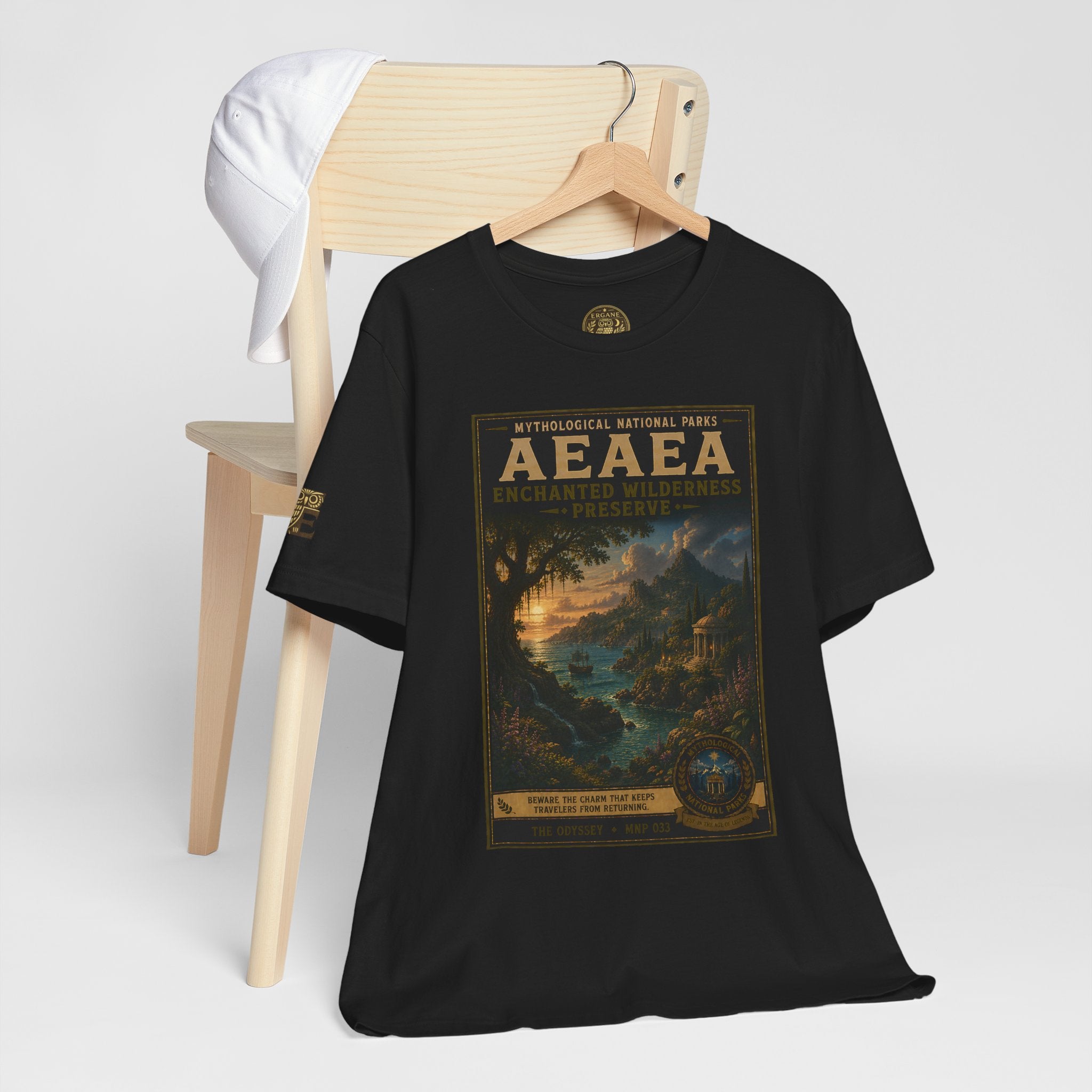 Mythological National Parks Collection IV- #033-038 - THE ODYSSEY | Vintage nature poster Tee | Mythological National Parks graphic shirt