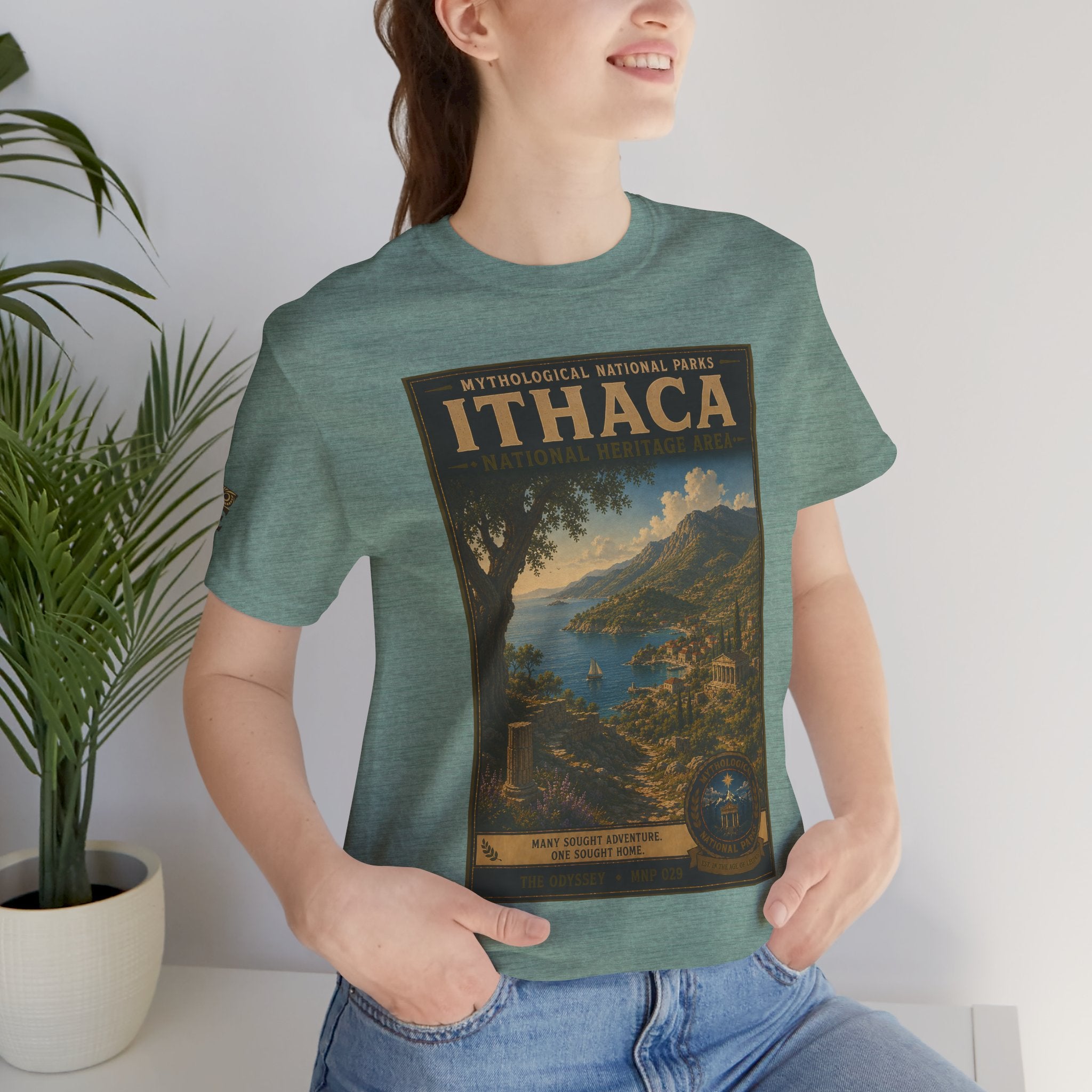 Mythological National Parks Collection IV- #029-038 - THE ODYSSEY | Vintage nature poster Tee | Mythological National Parks graphic shirt